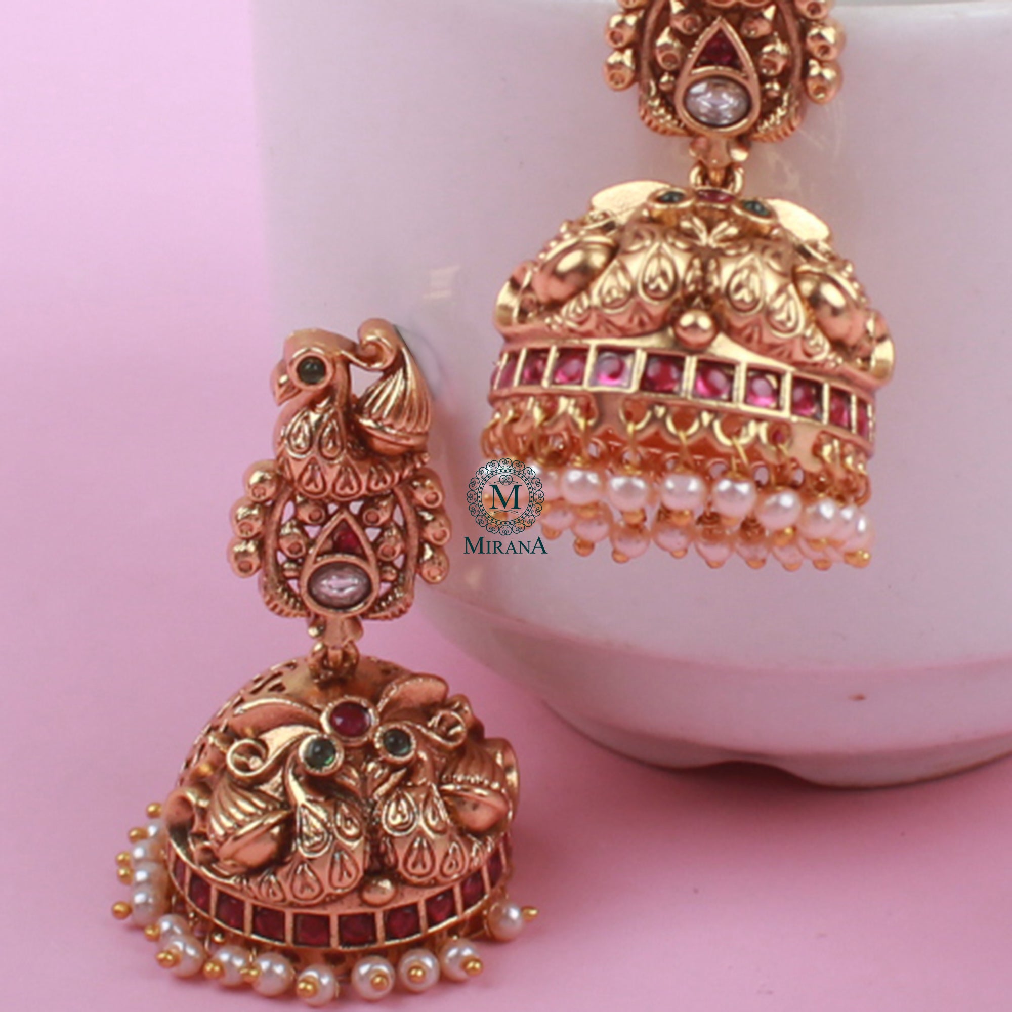 Yukti Antique Designer Jhumkas