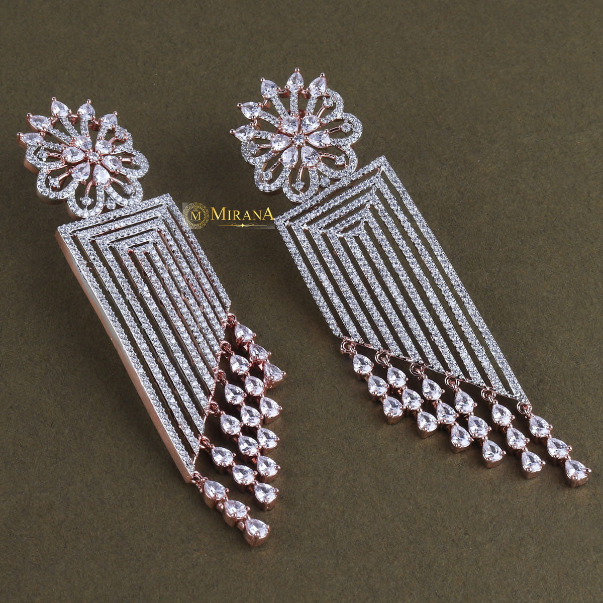 Geometric Cocktail Earrings
