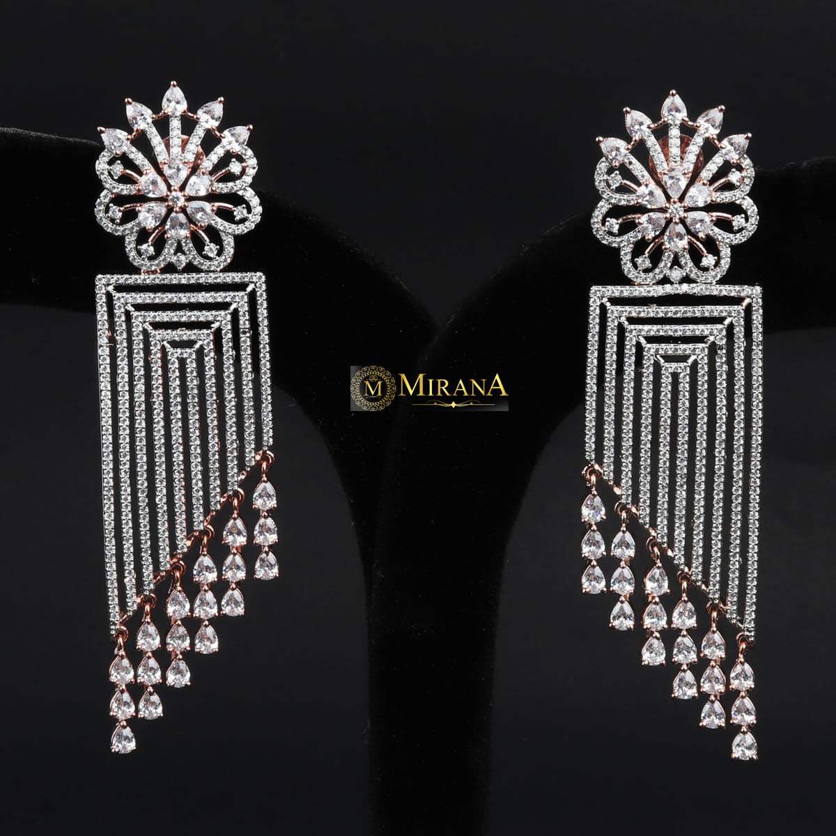 Geometric Cocktail Earrings