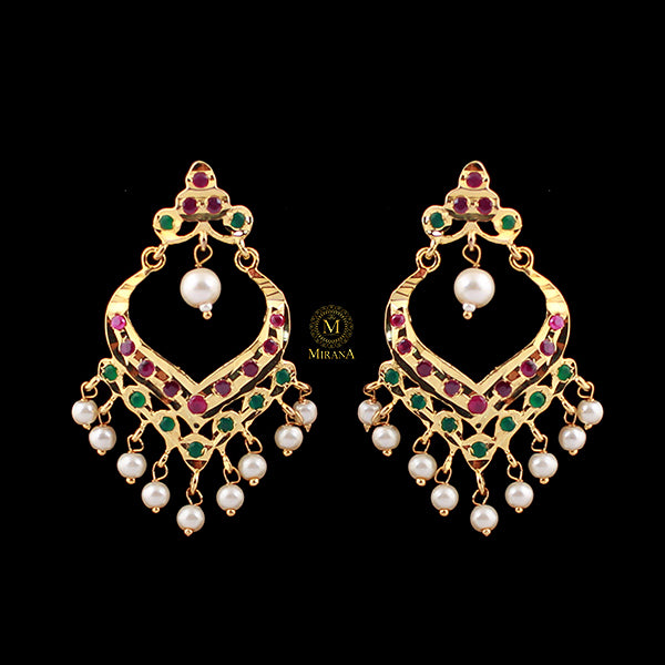 Ridhi Jadau Designer Earrings