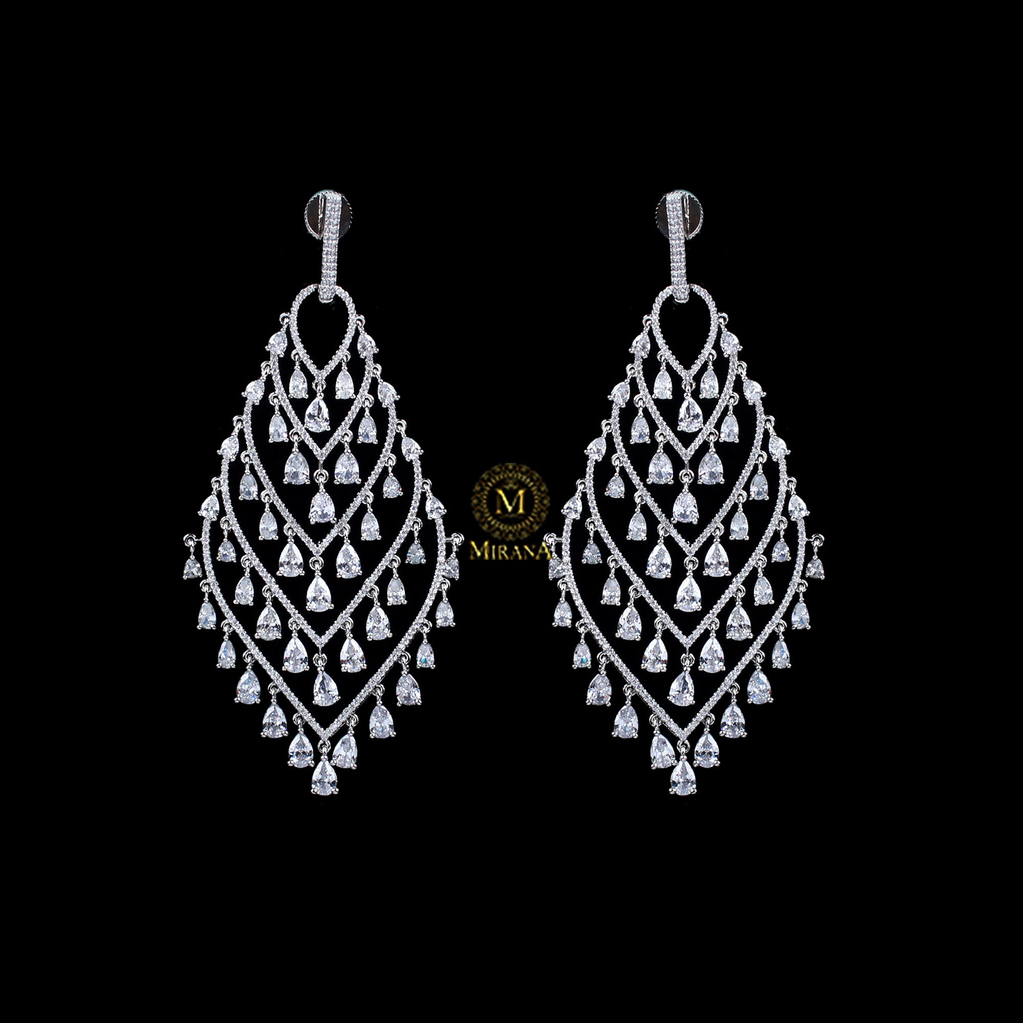 Nancy CZ Designer Earrings