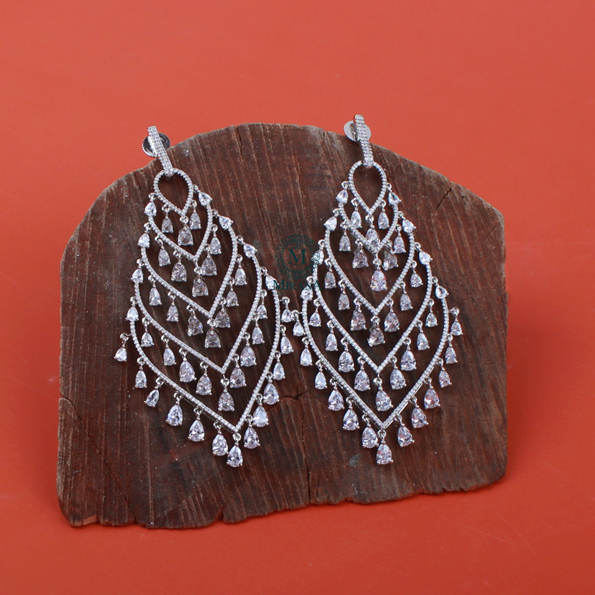 Nancy CZ Designer Earrings