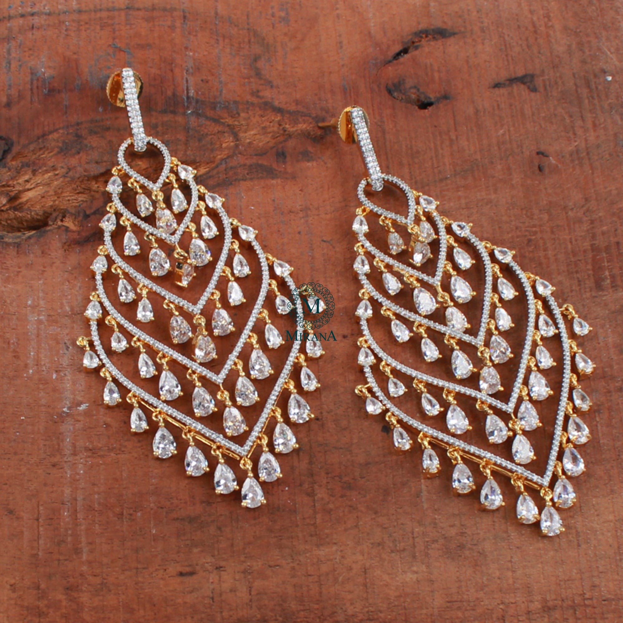 Nancy CZ Designer Earrings