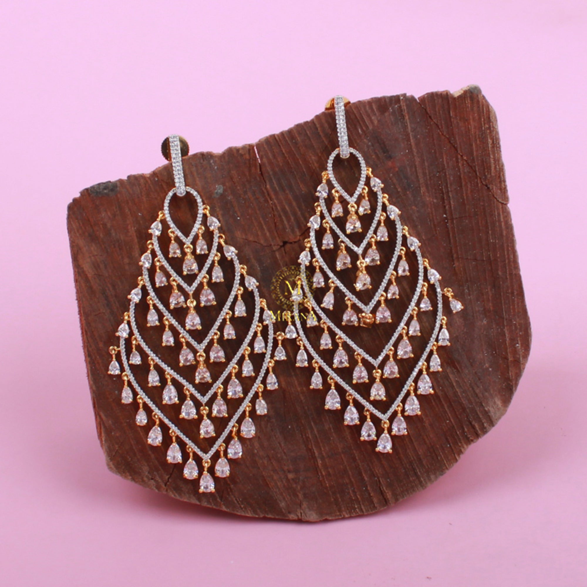 Nancy CZ Designer Earrings