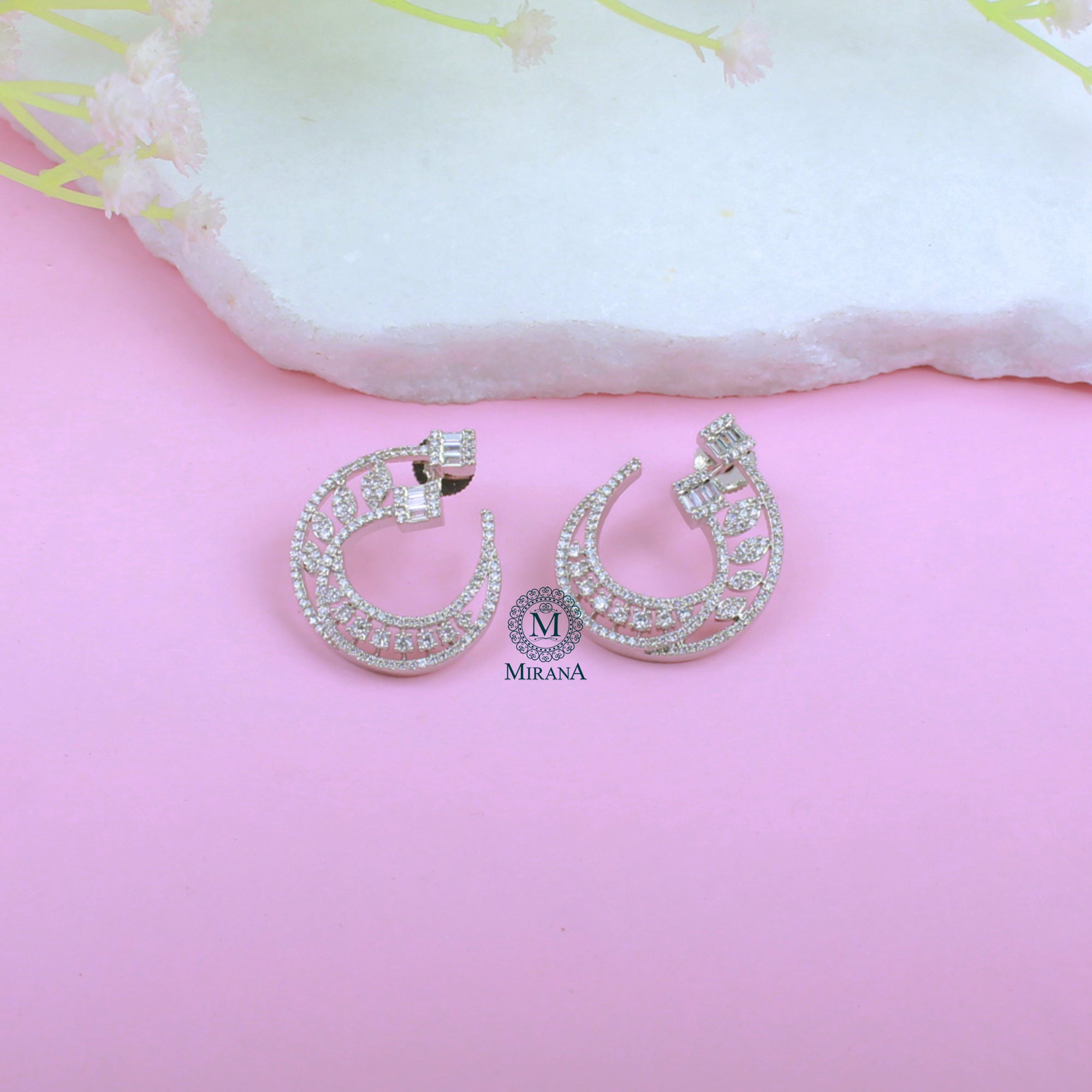 Trily CZ Designer Earrings