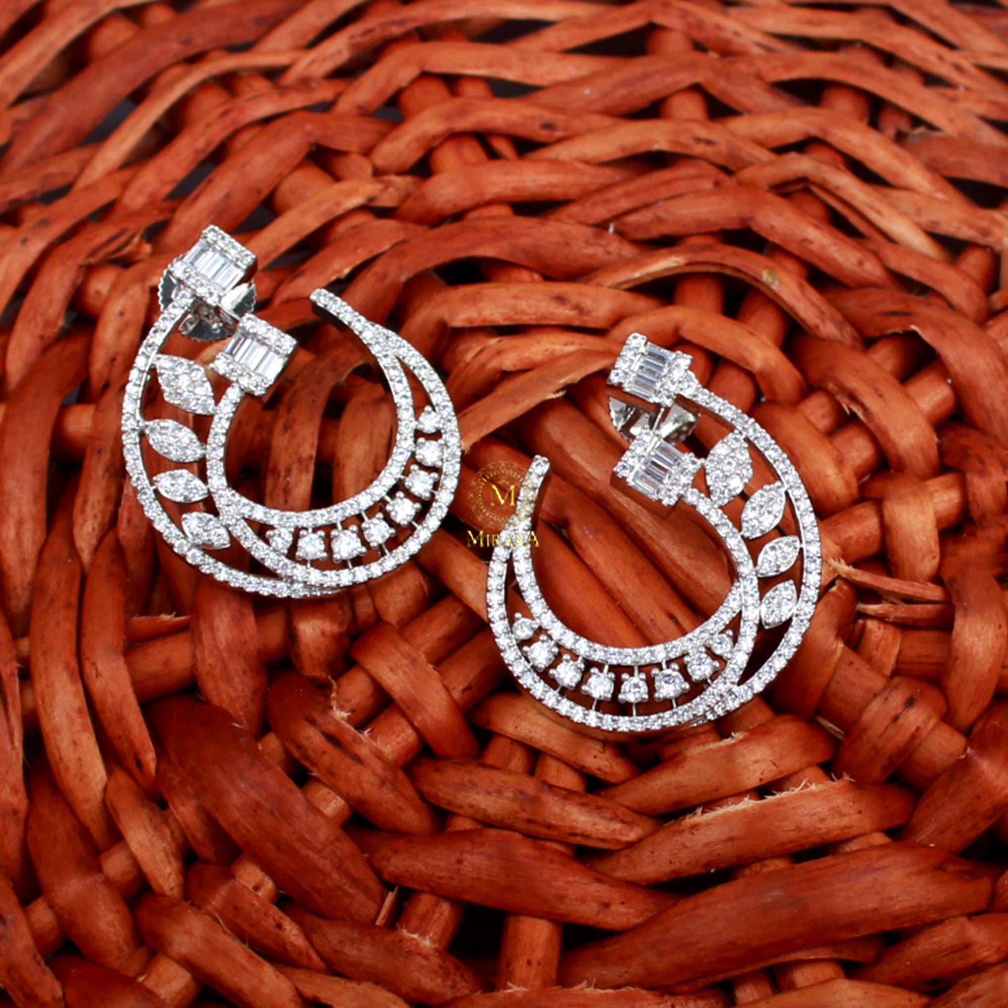 Trily CZ Designer Earrings