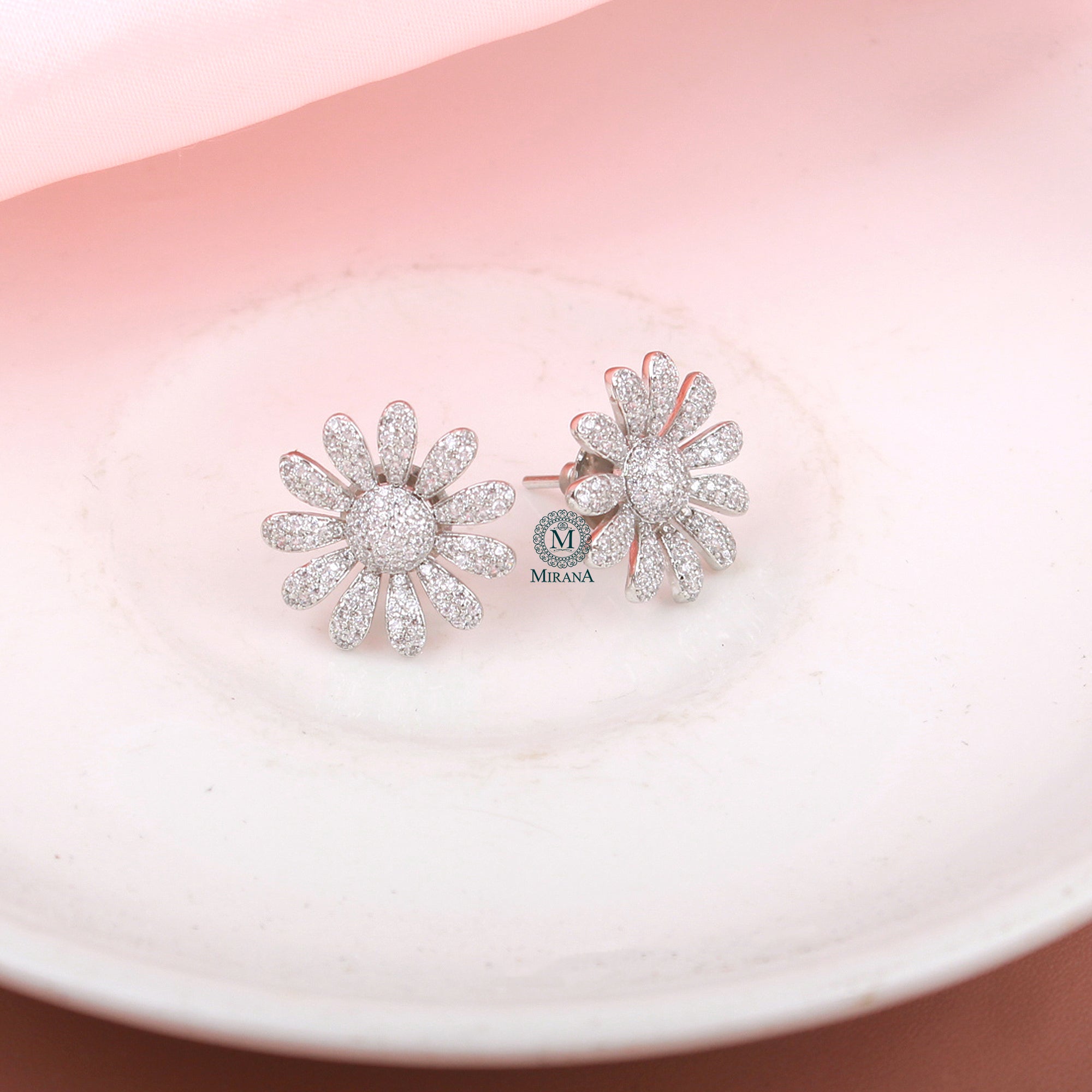 Lia CZ Designer Studs