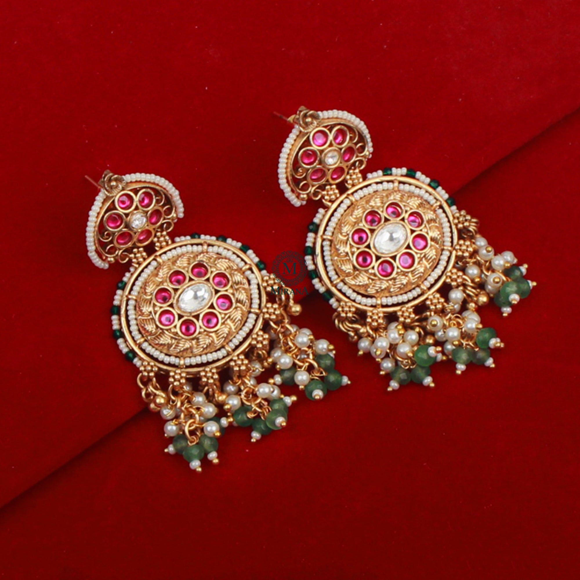 Ramita Pearl Antique Designer Earrings