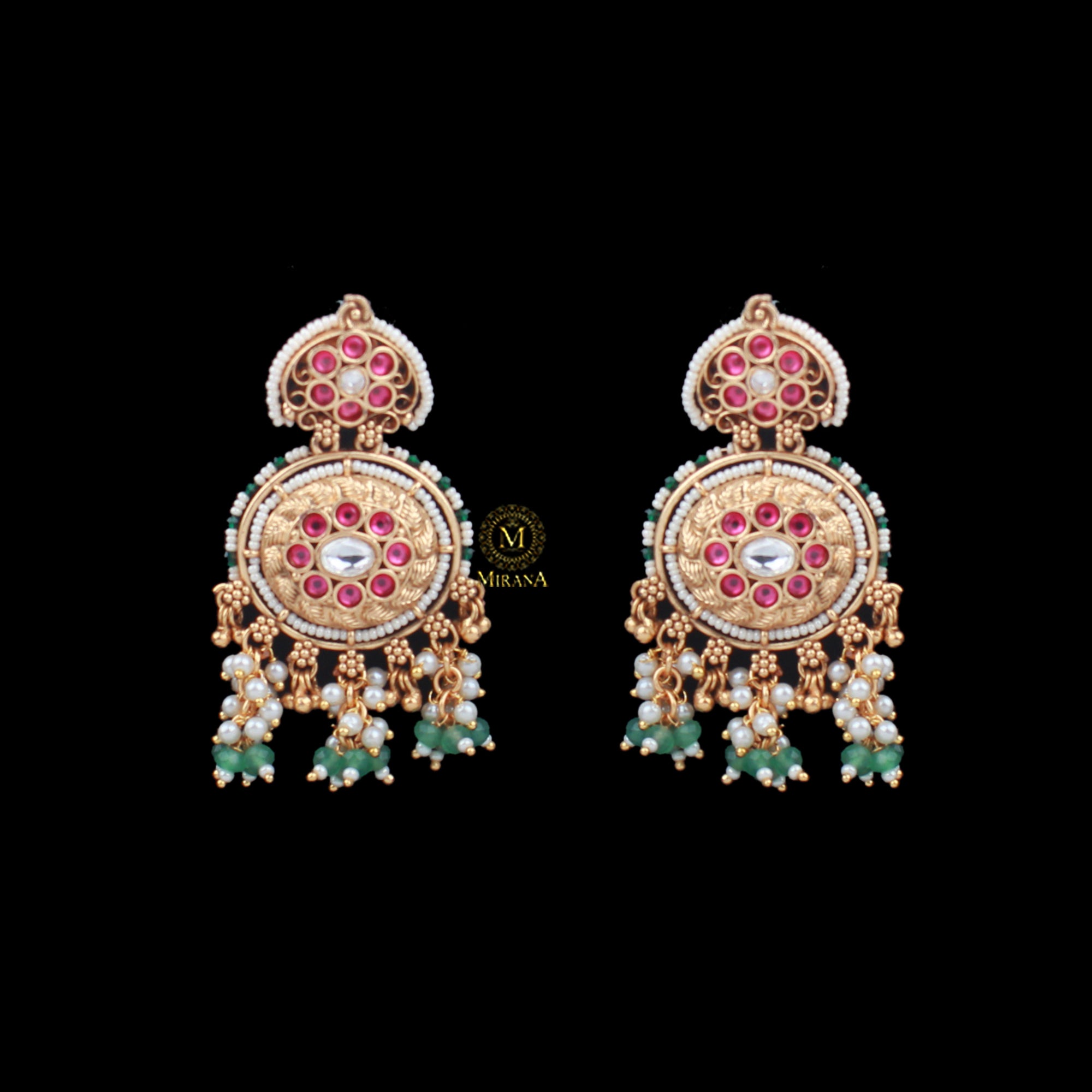 Ramita Pearl Antique Designer Earrings