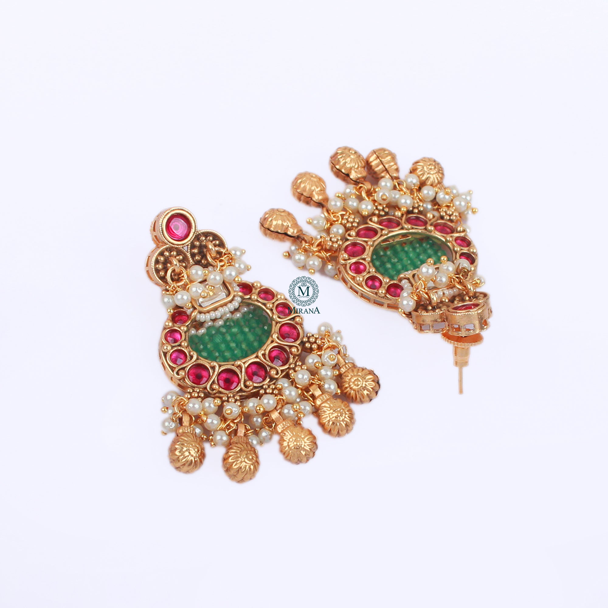 Drishi Pearl Antique Designer Earrings