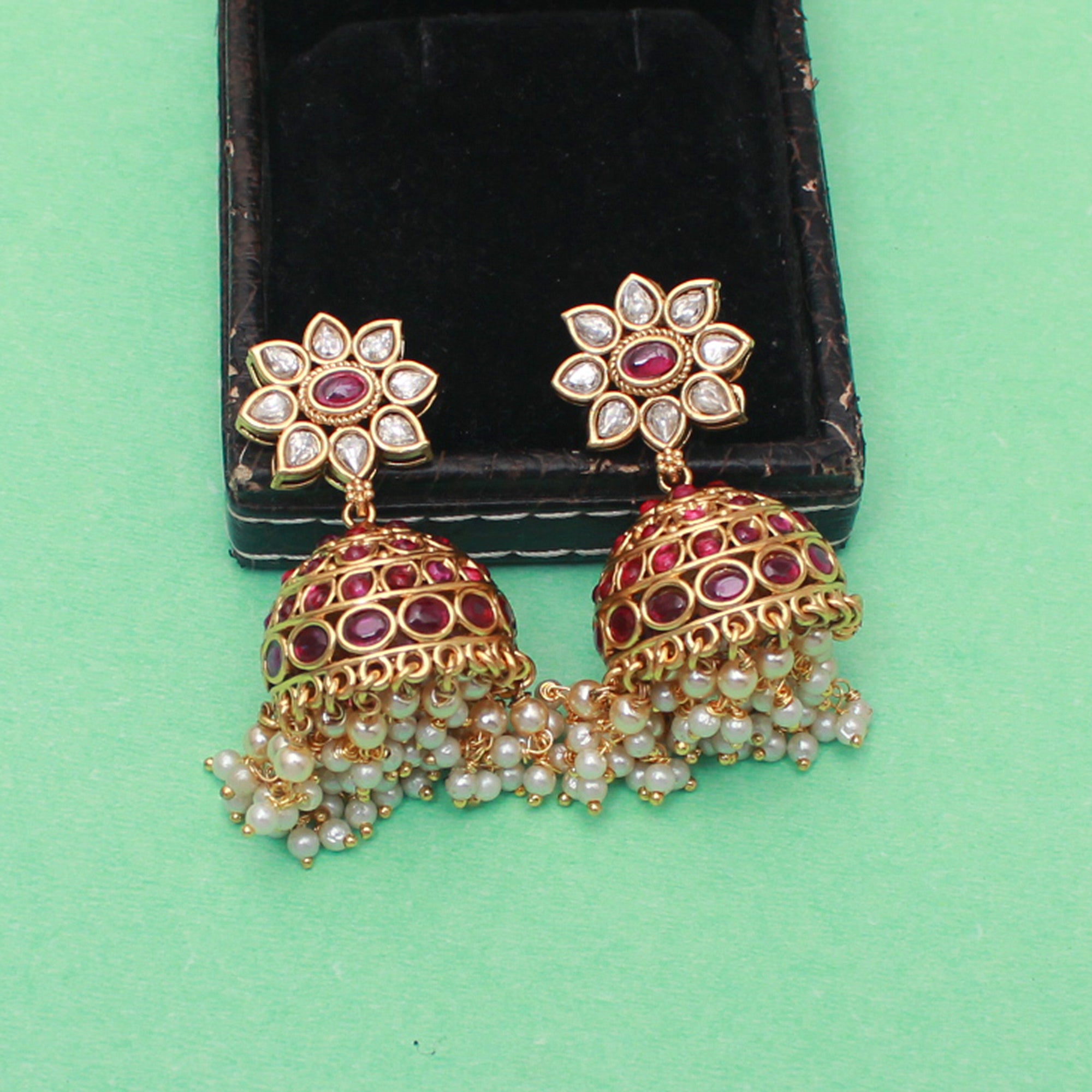 Riva Antique Designer Jhumkas