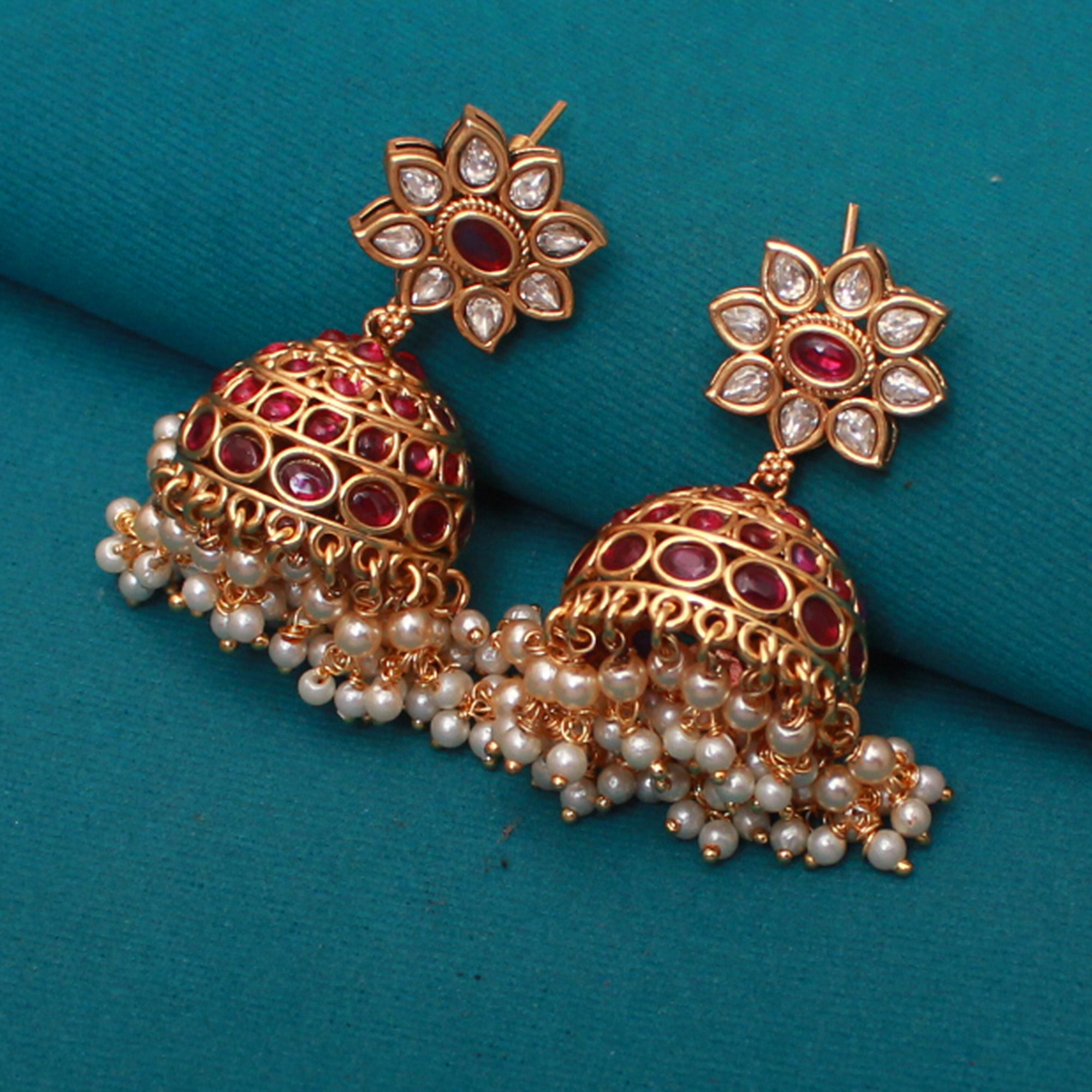 Riva Antique Designer Jhumkas
