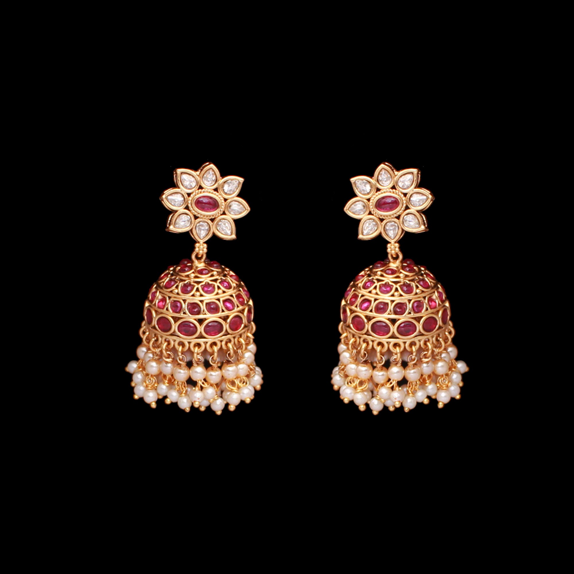Riva Antique Designer Jhumkas
