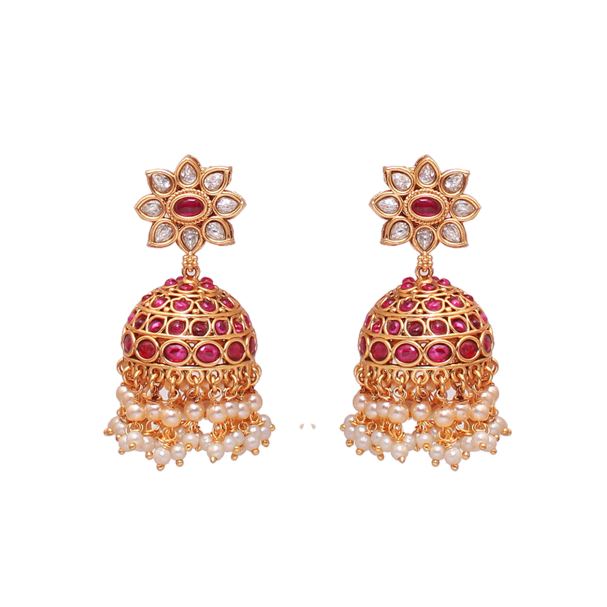 Riva Antique Designer Jhumkas
