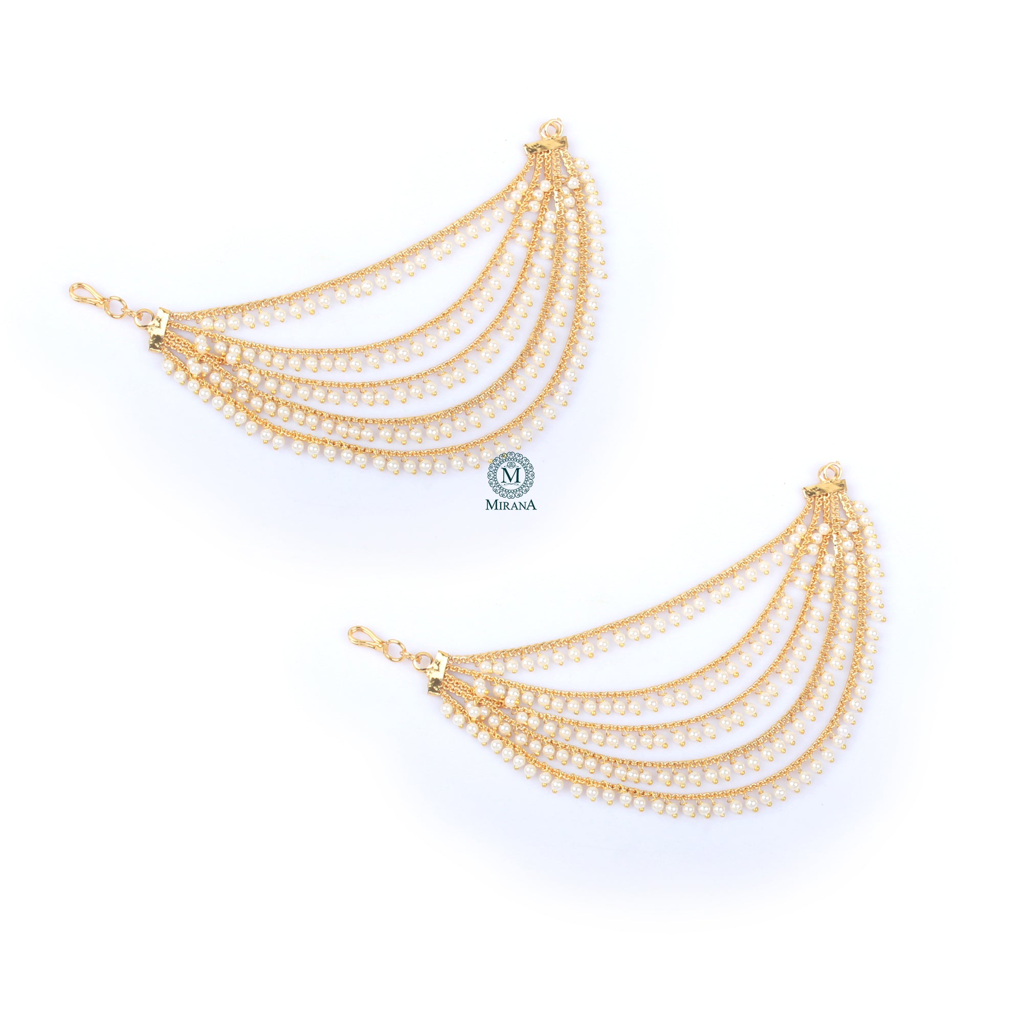 Dishi Pearl Designer Ear Chains