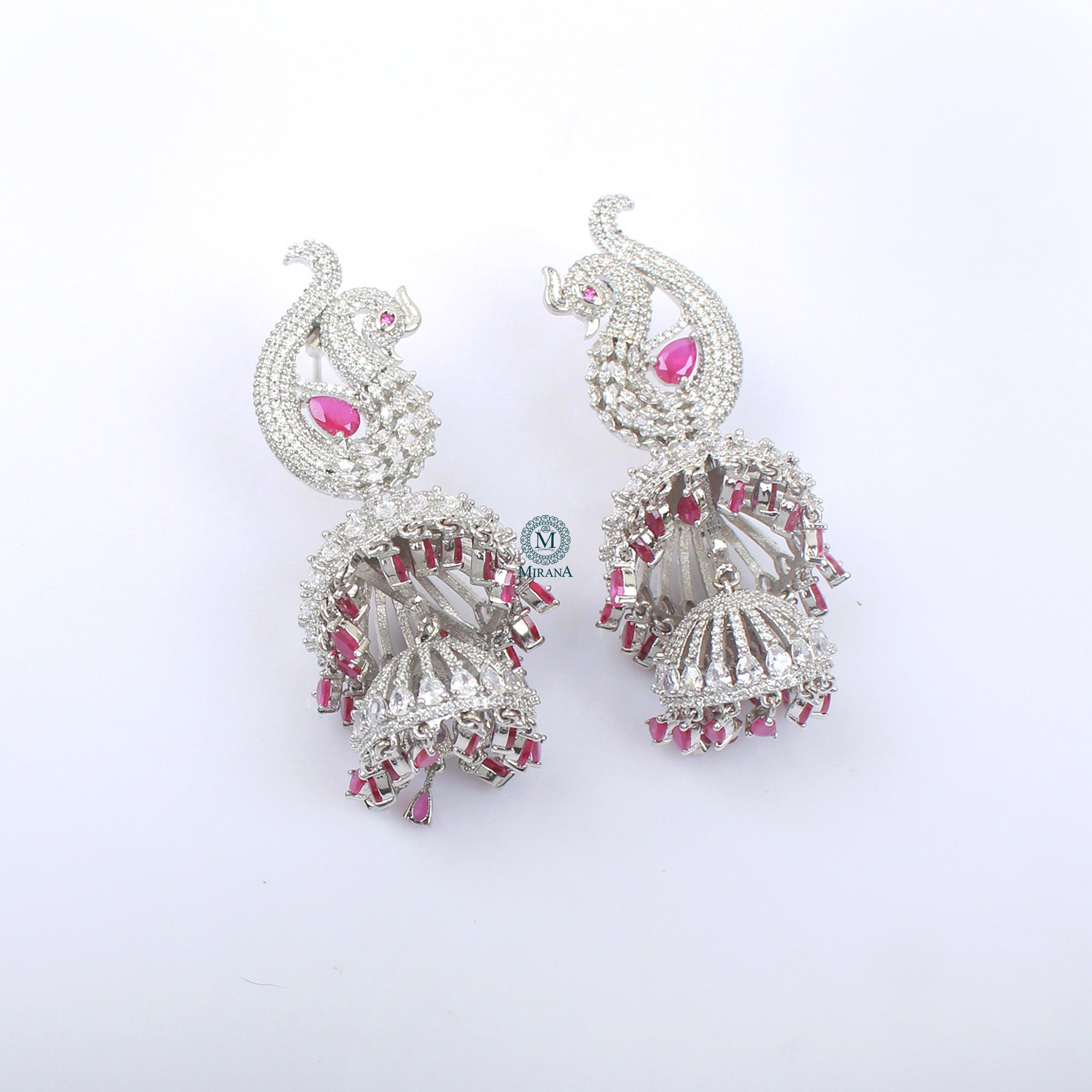 Lucy CZ Designer Jhumkas