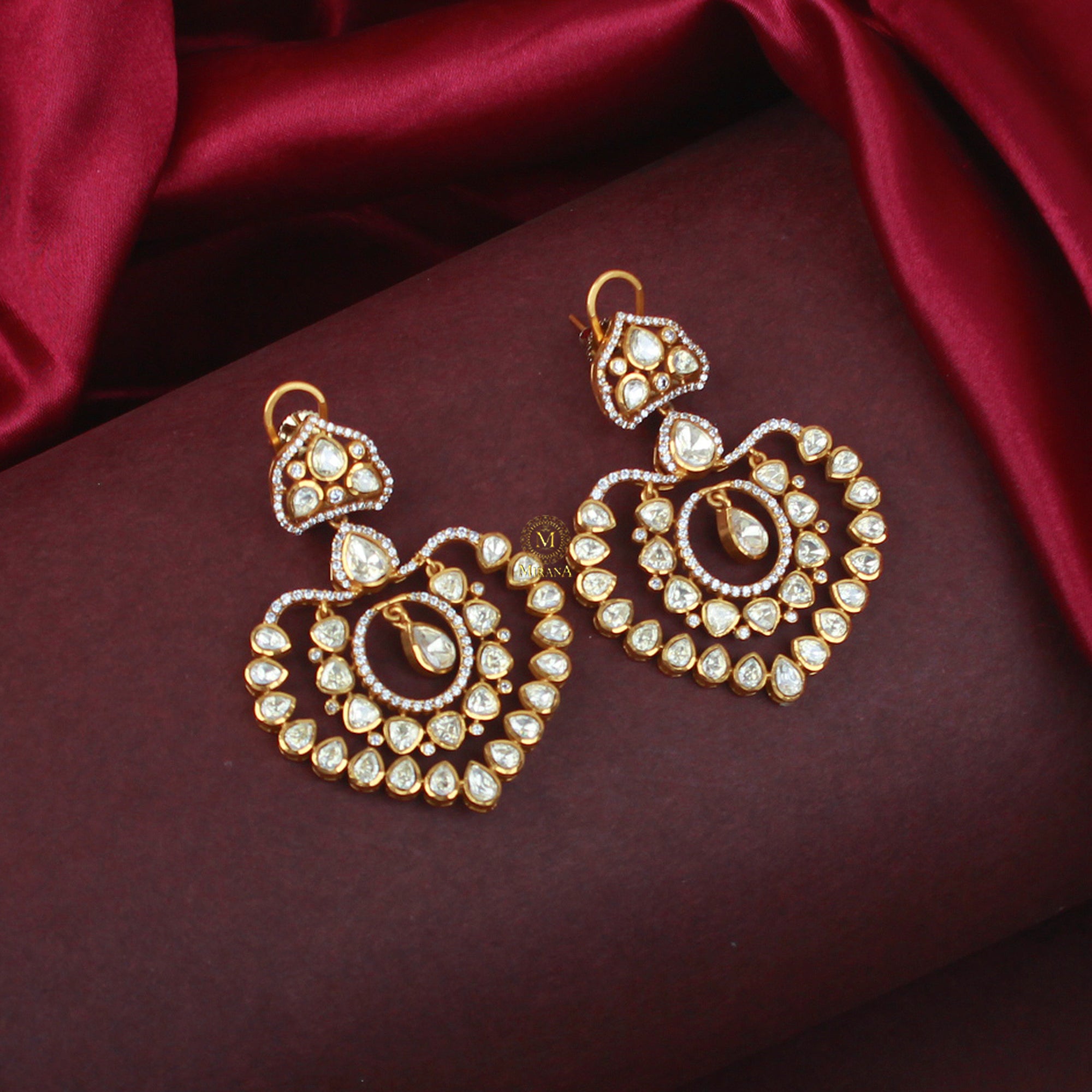 Ritashi Moissanite Designer Earrings