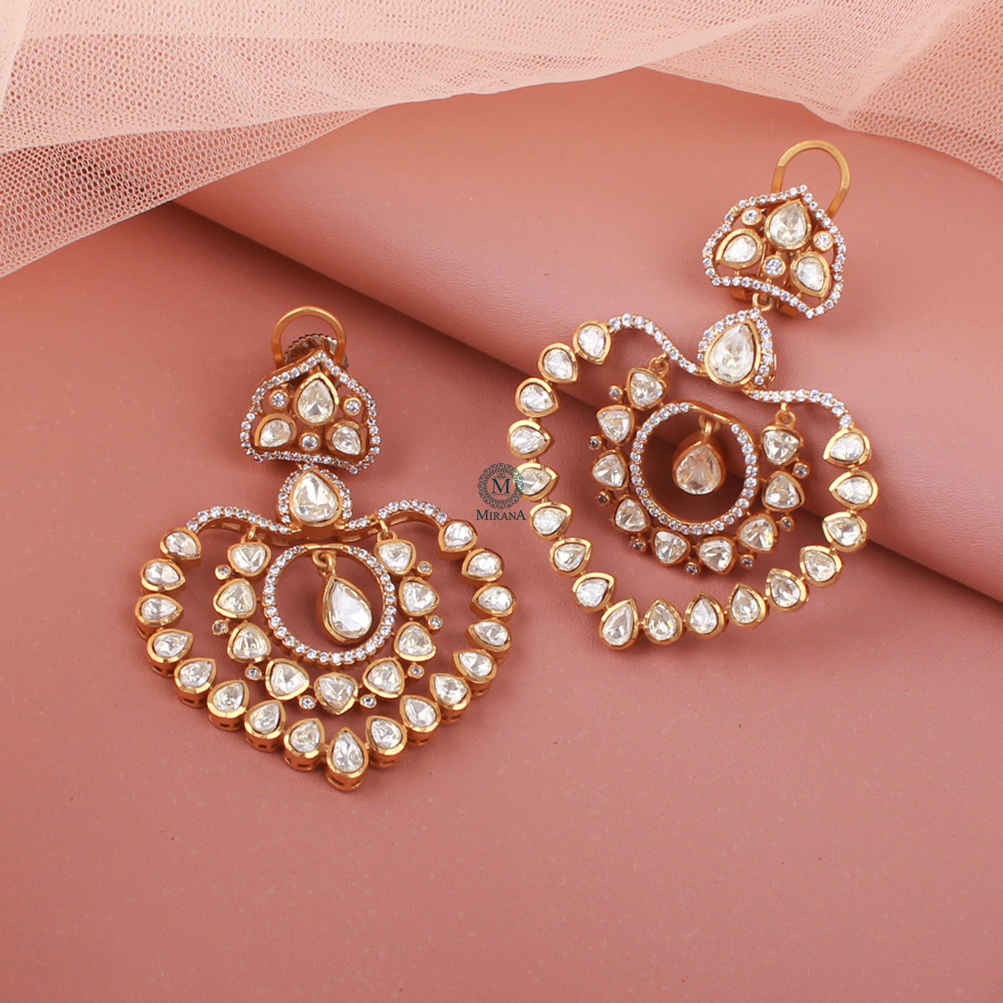 Ritashi Moissanite Designer Earrings