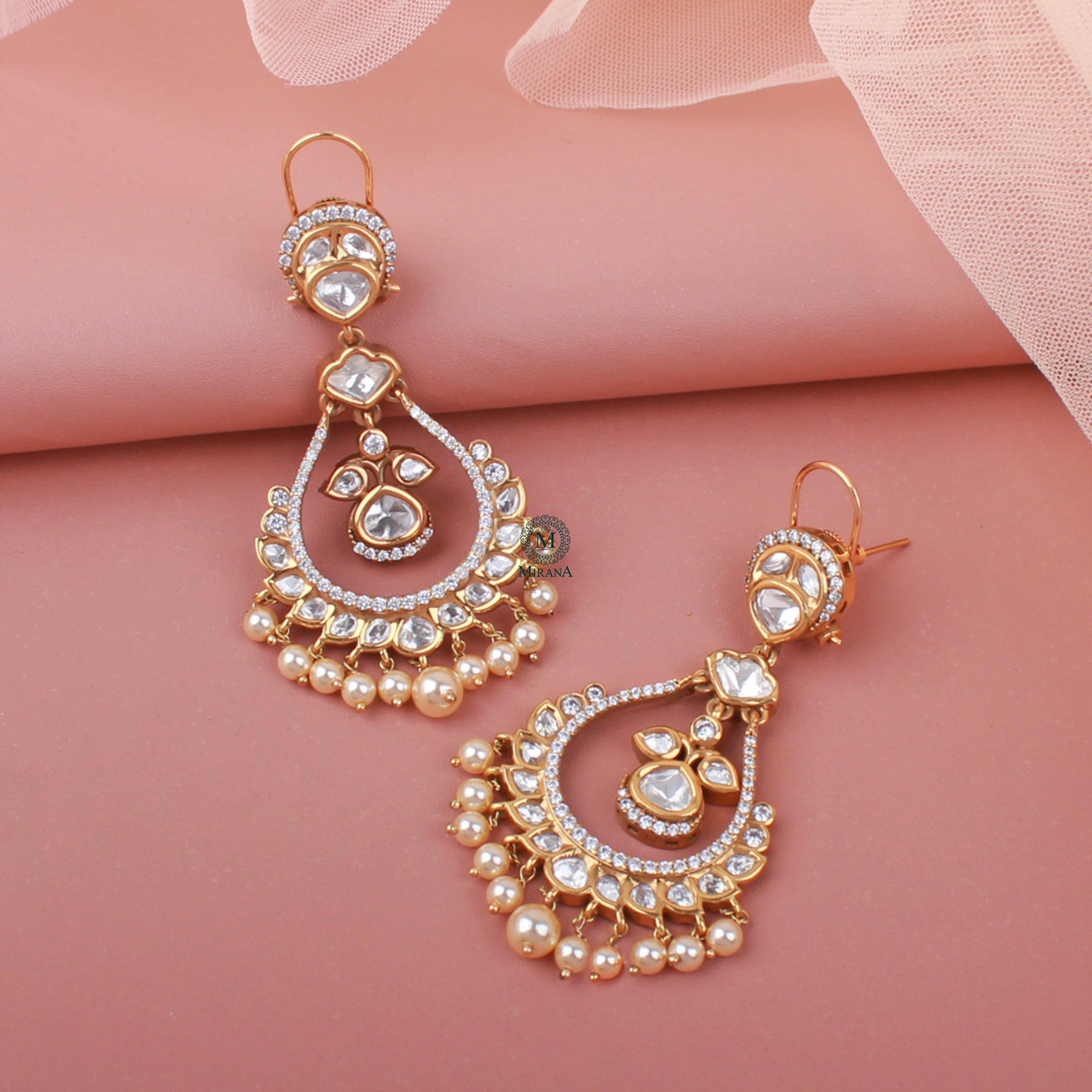Nitya Pearl Designer Earrings