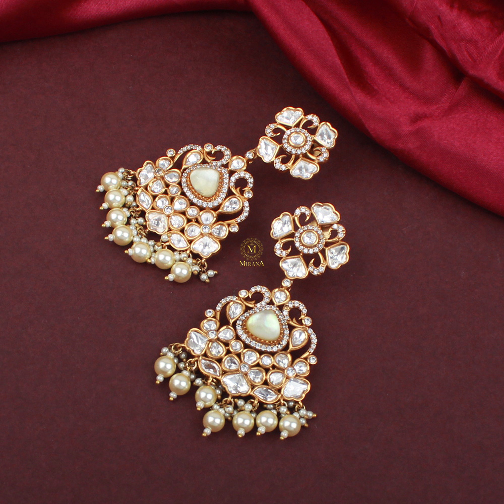 Nihita Polki Designer Earrings