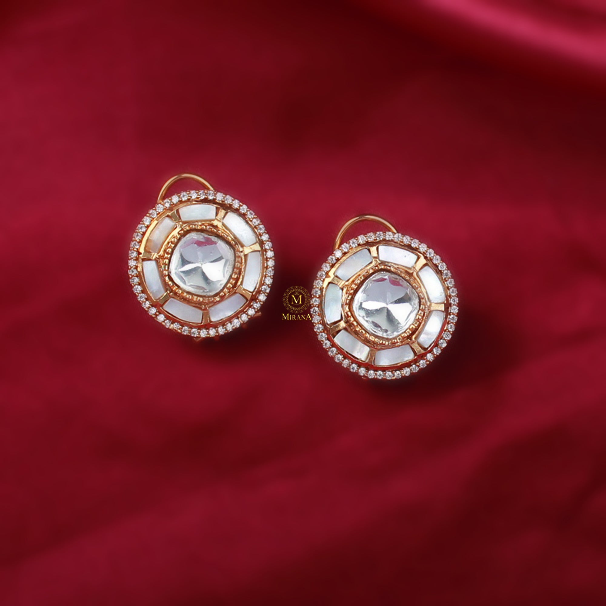 Bhumika Moissanite Designer Studs