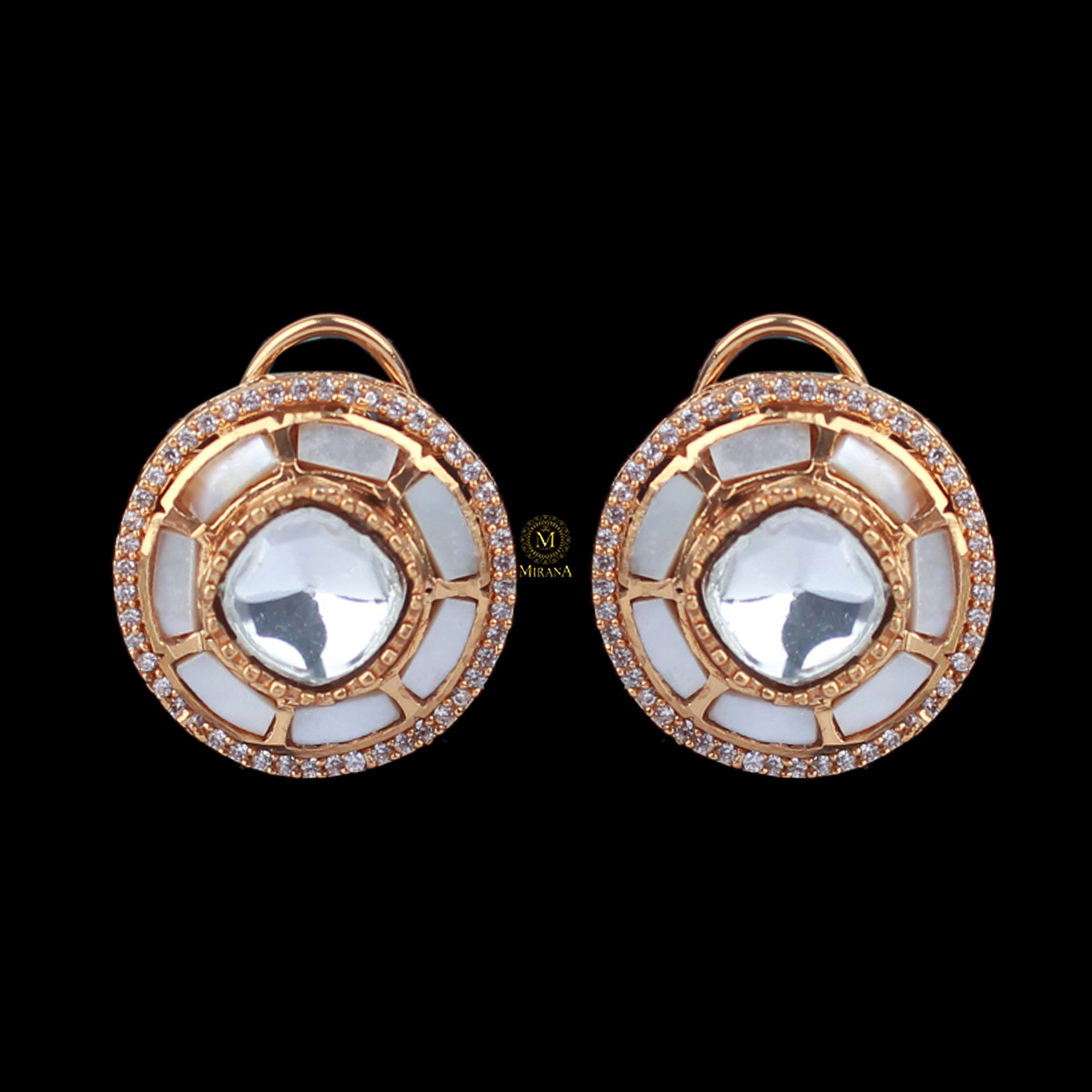 Bhumika Moissanite Designer Studs