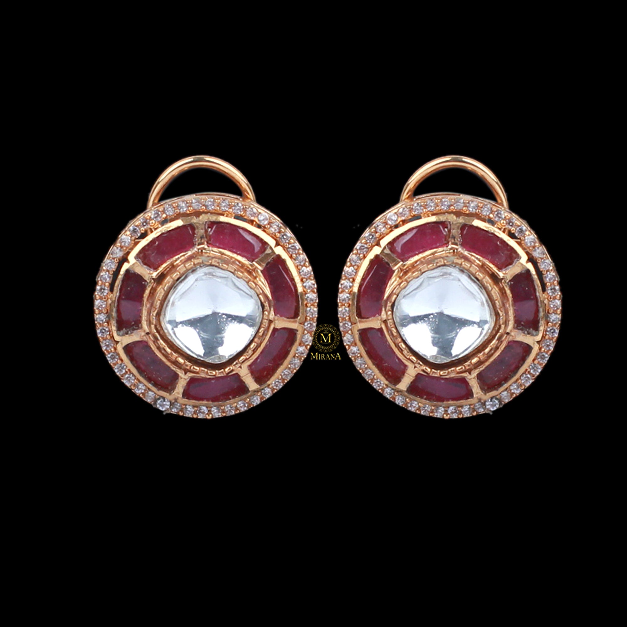 Bhumika Moissanite Designer Studs