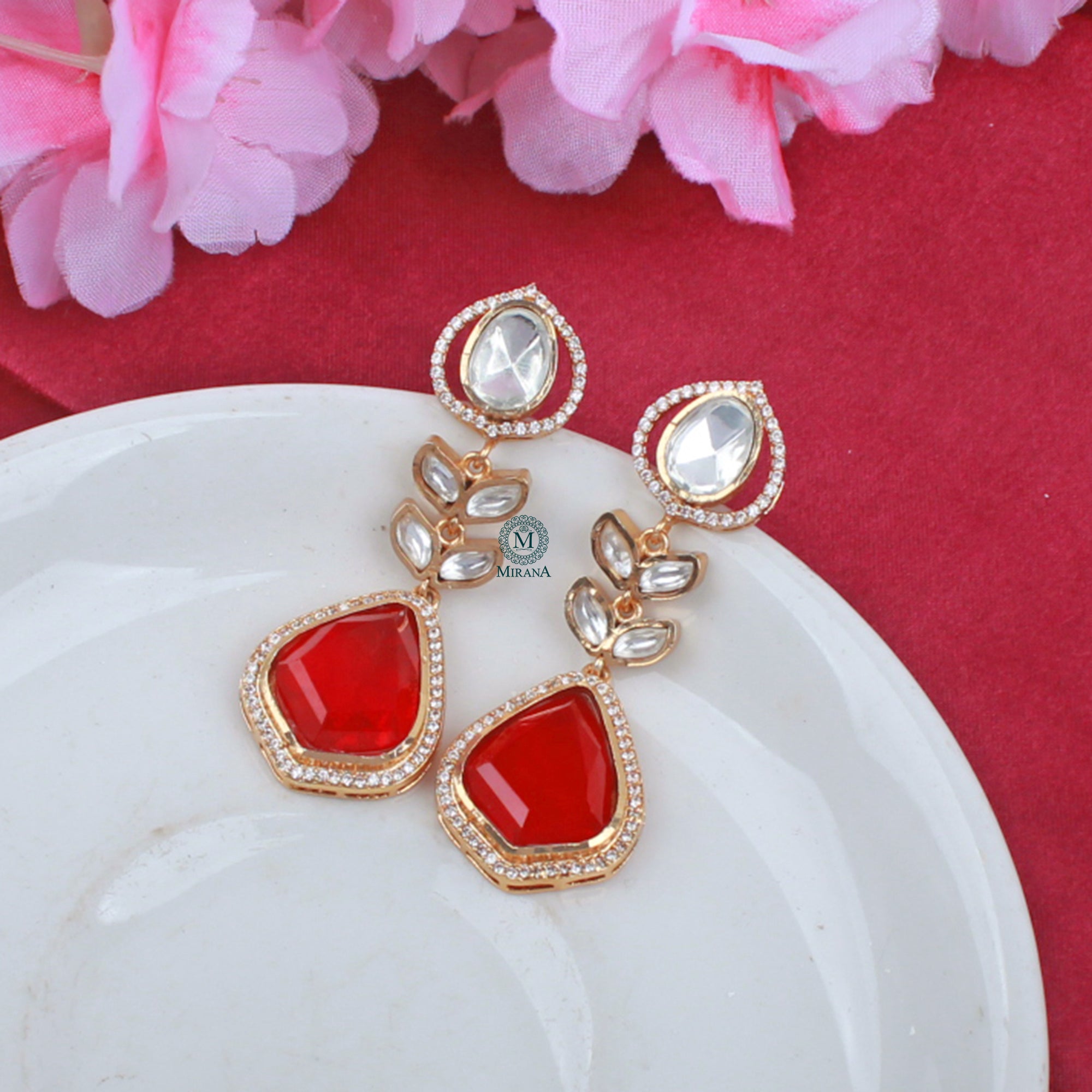 Rahi Moissanite Designer Earrings