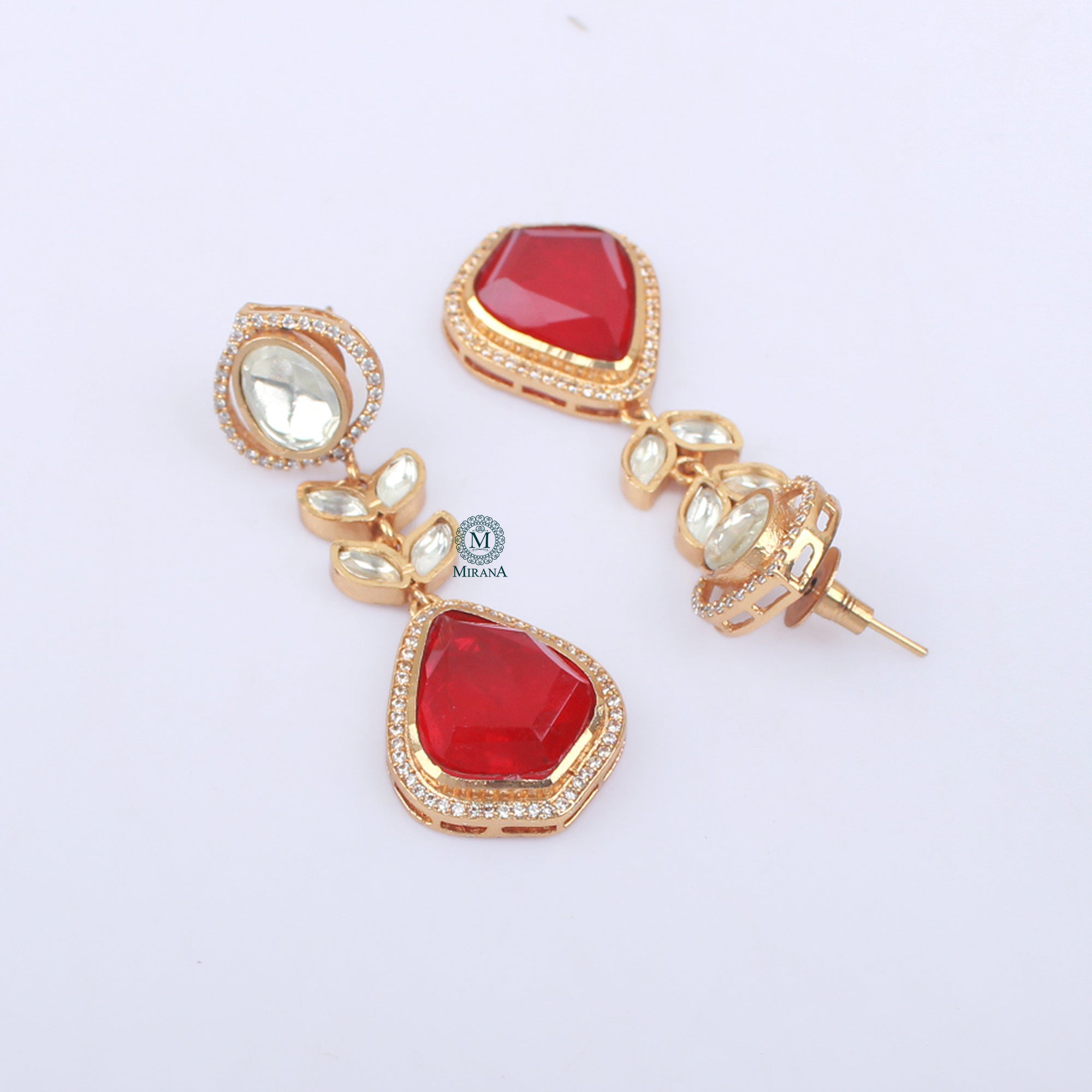 Rahi Moissanite Designer Earrings