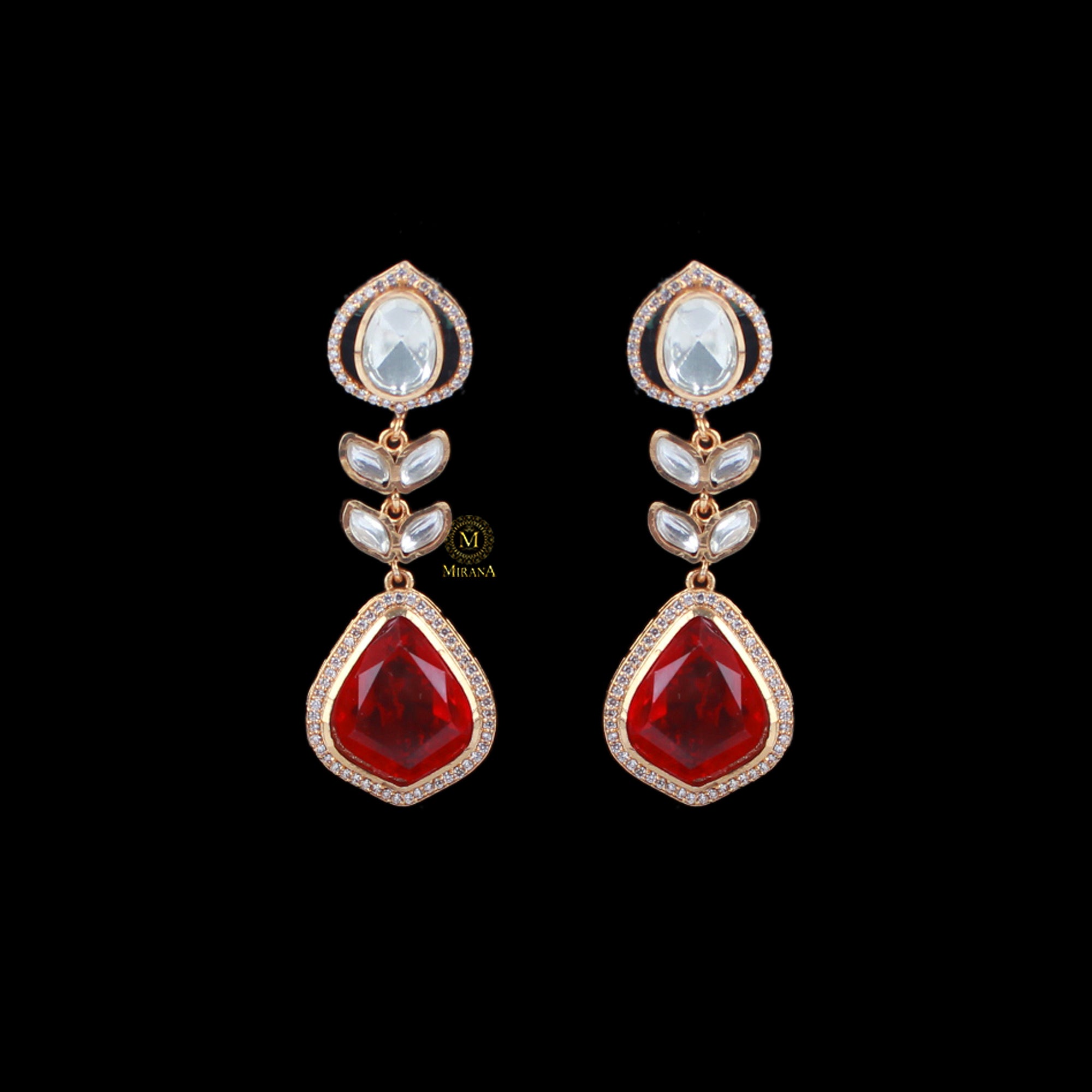 Rahi Moissanite Designer Earrings