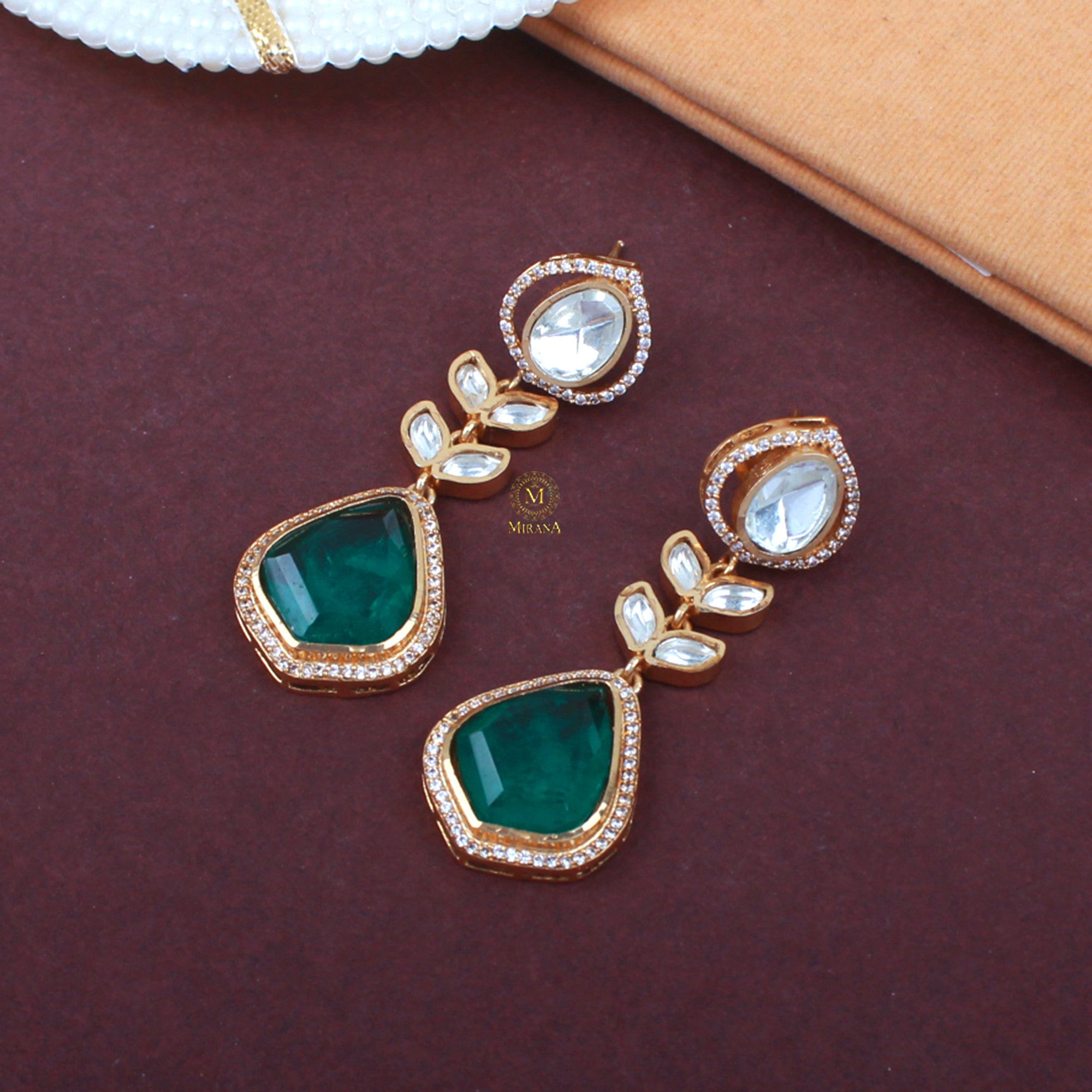 Rahi Moissanite Designer Earrings