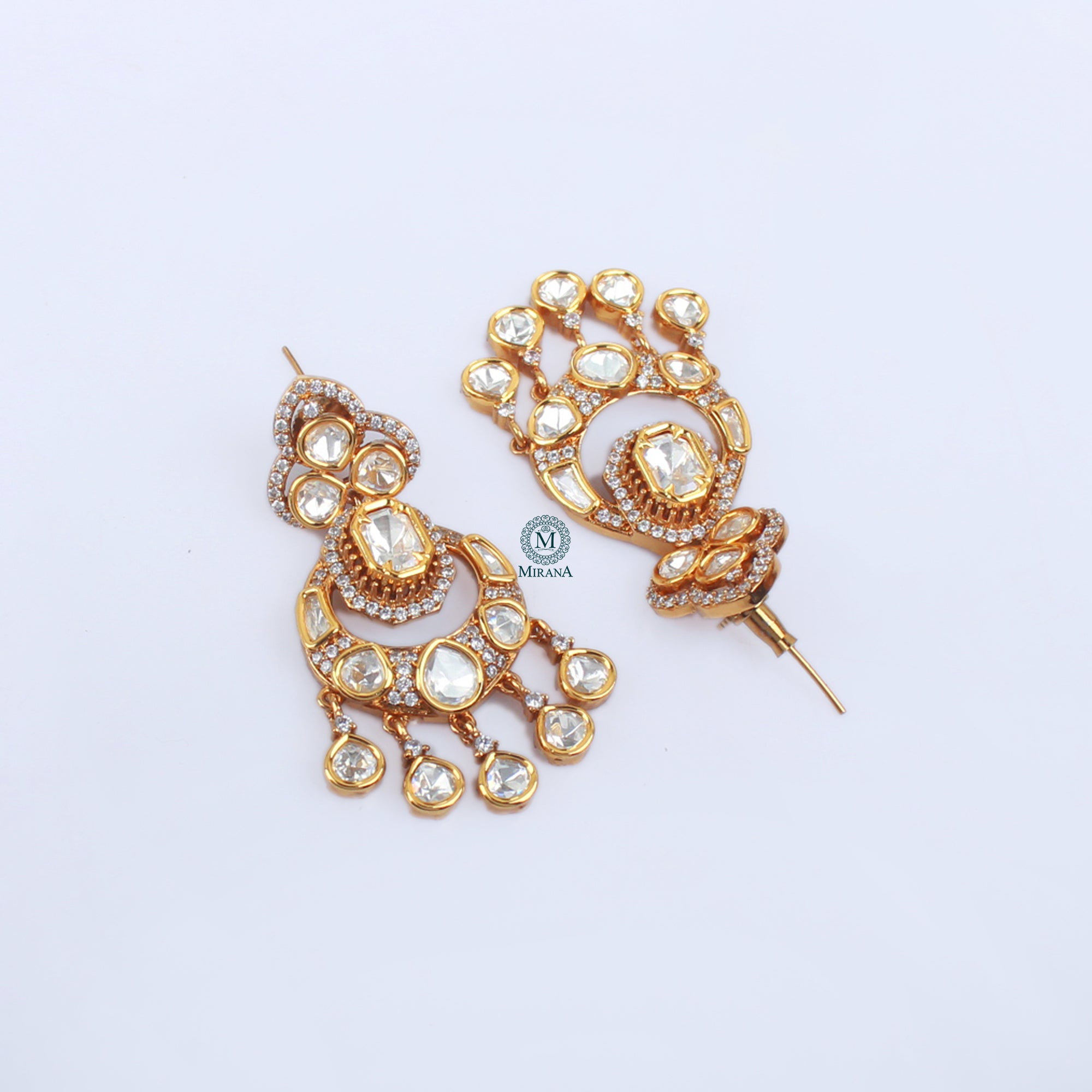 Leela Polki Designer Earrings