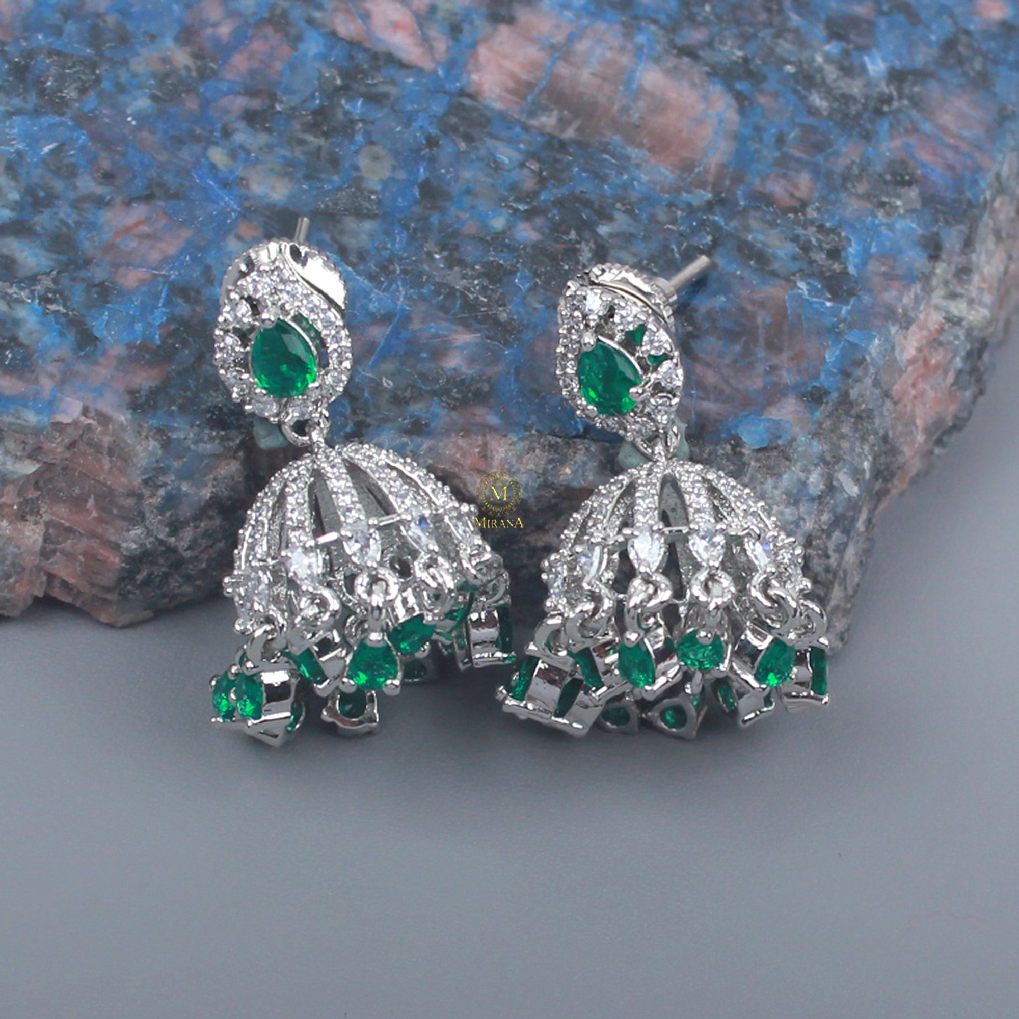 Simi Designer Jhumkas