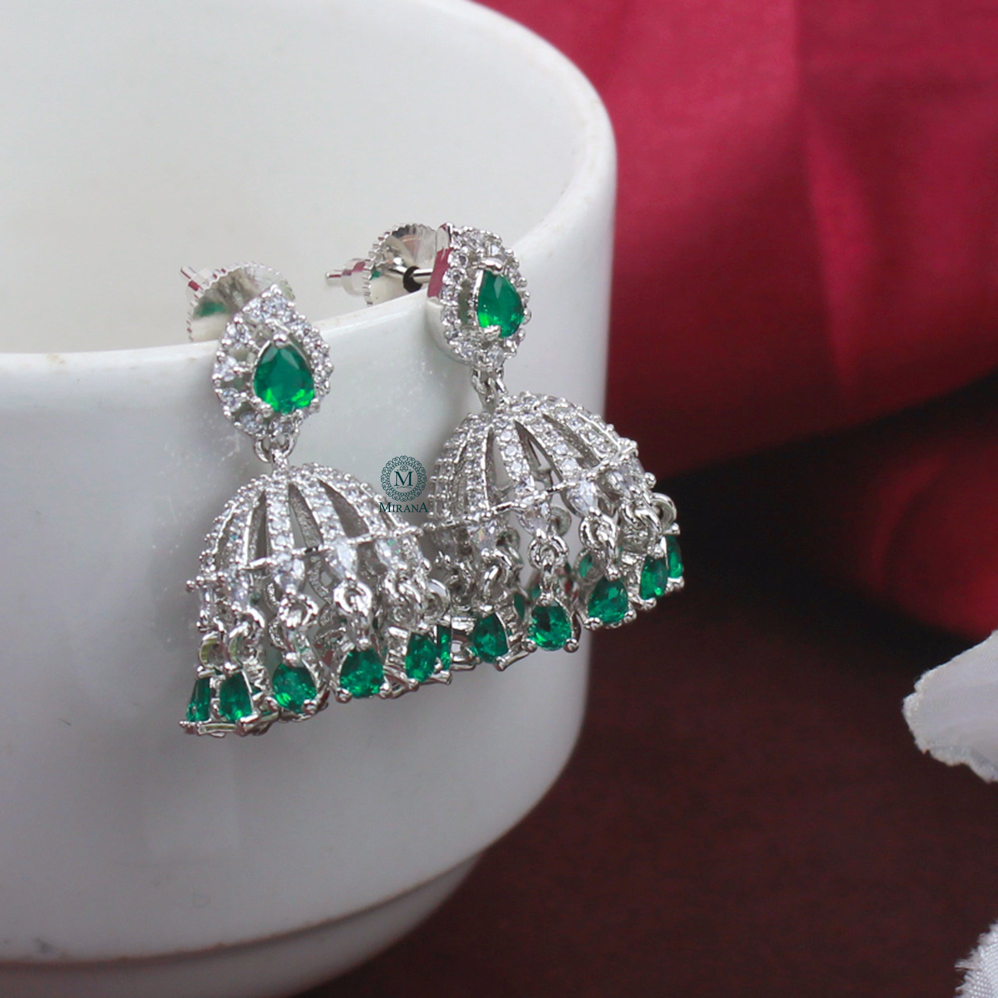 Simi Designer Jhumkas