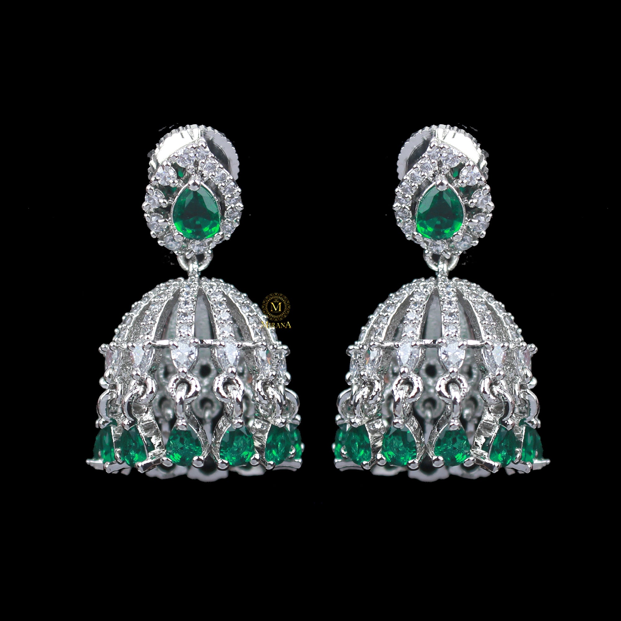 Simi Designer Jhumkas