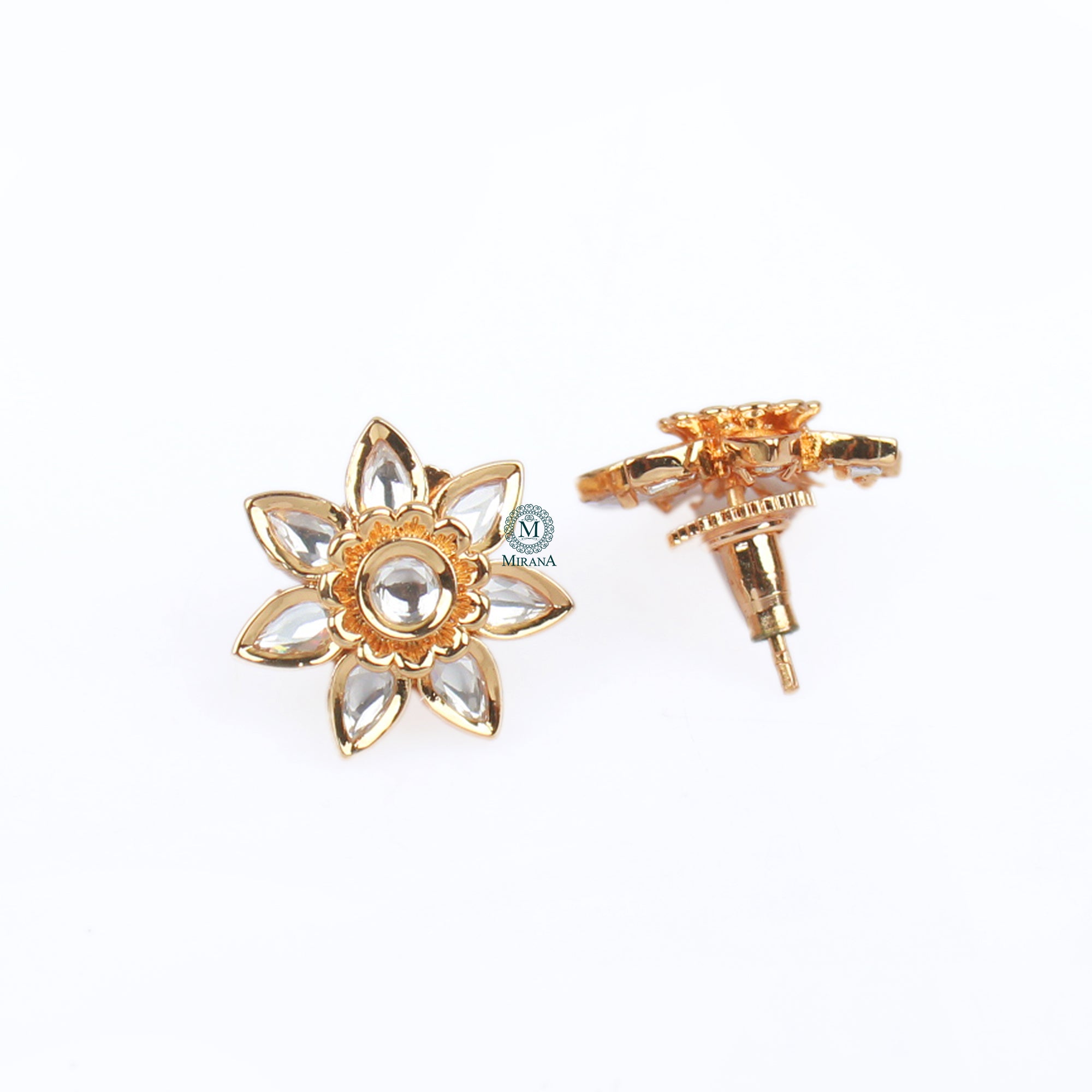 Yashi Polki Designer Studs