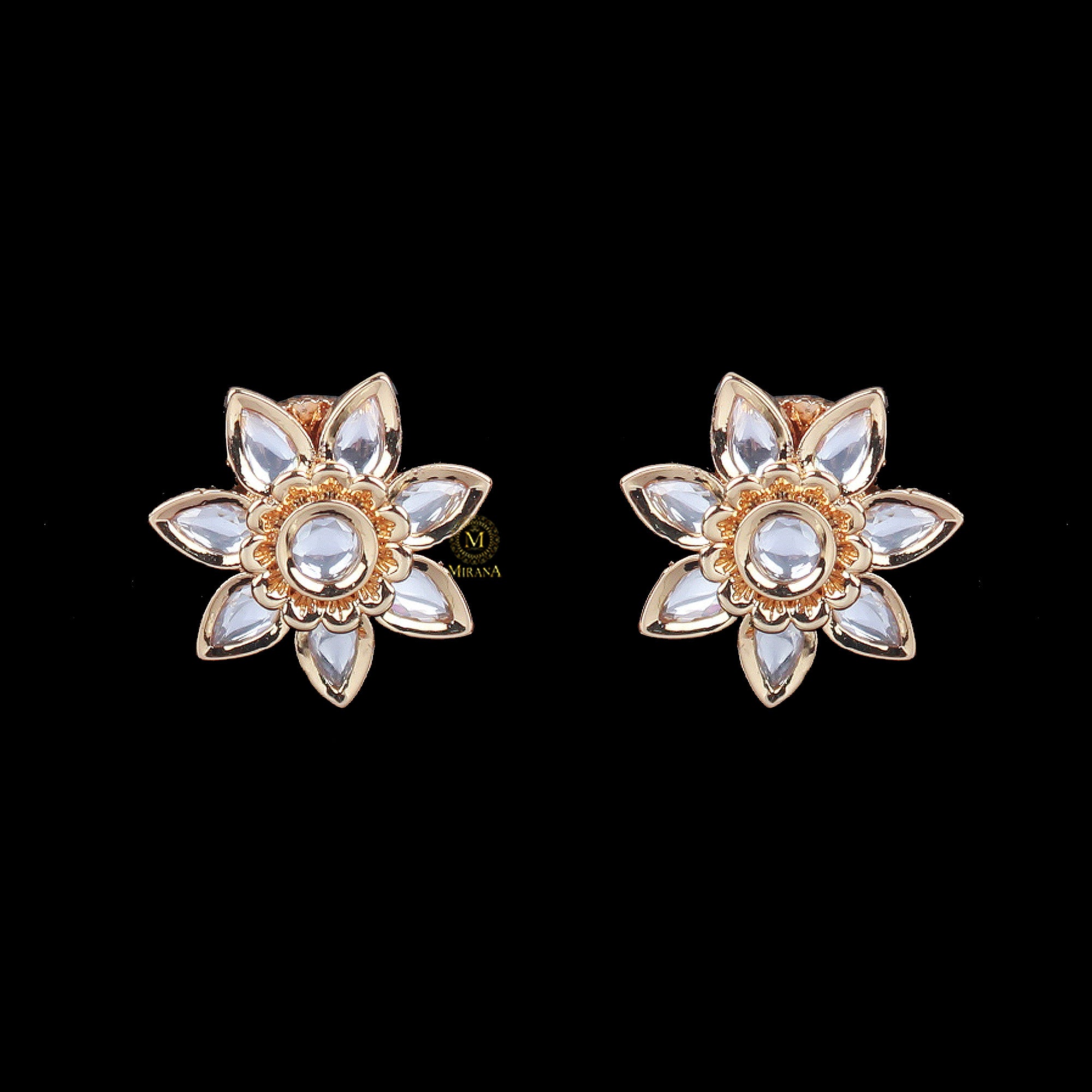 Yashi Polki Designer Studs