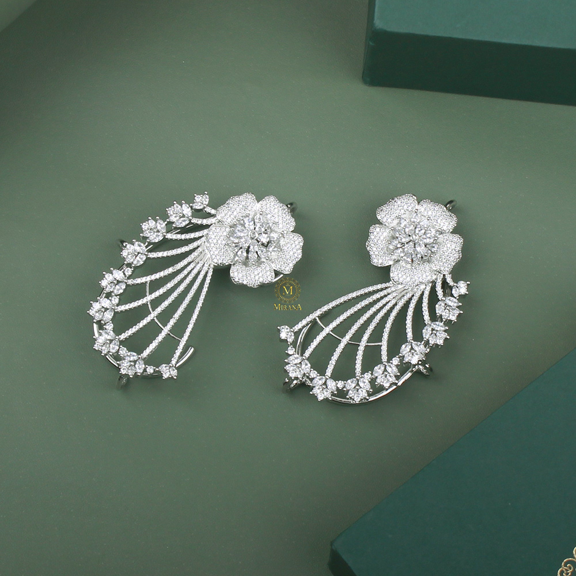 Livia CZ Designer Earcuffs