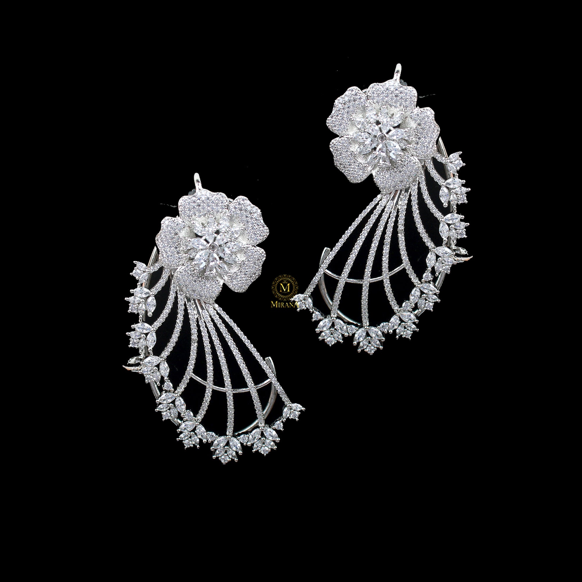 Livia CZ Designer Earcuffs