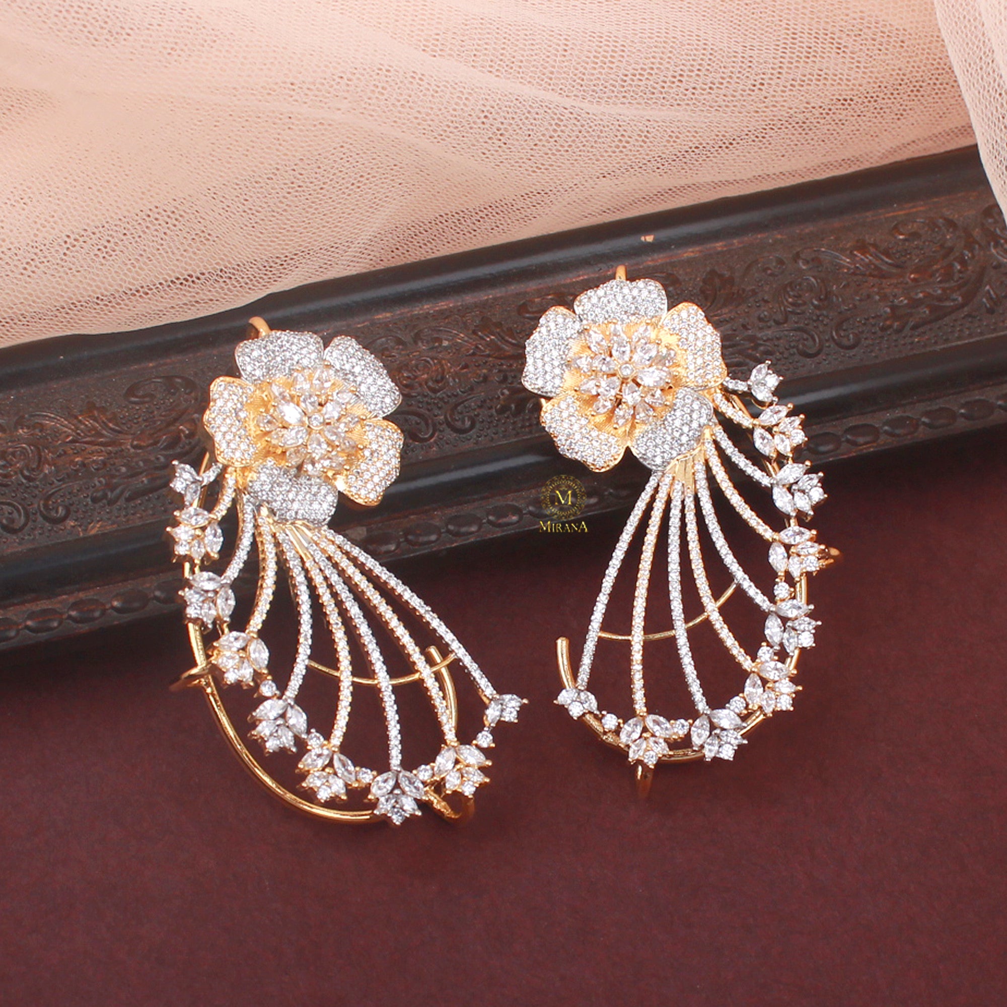 Livia CZ Designer Earcuffs