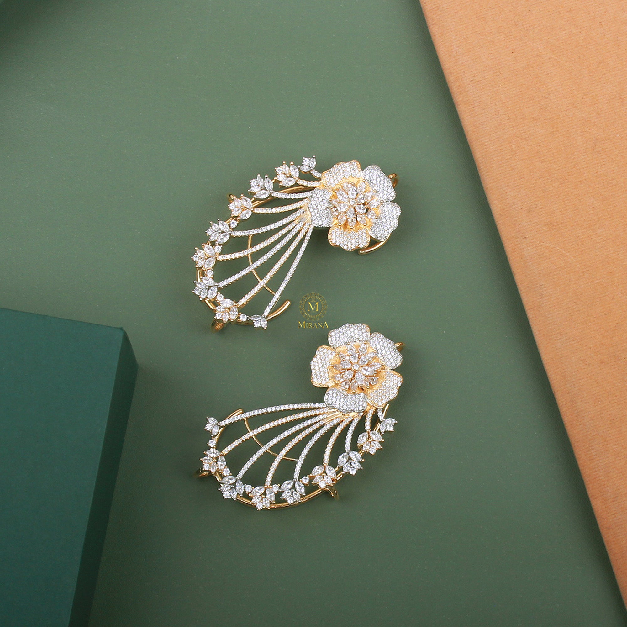 Livia CZ Designer Earcuffs