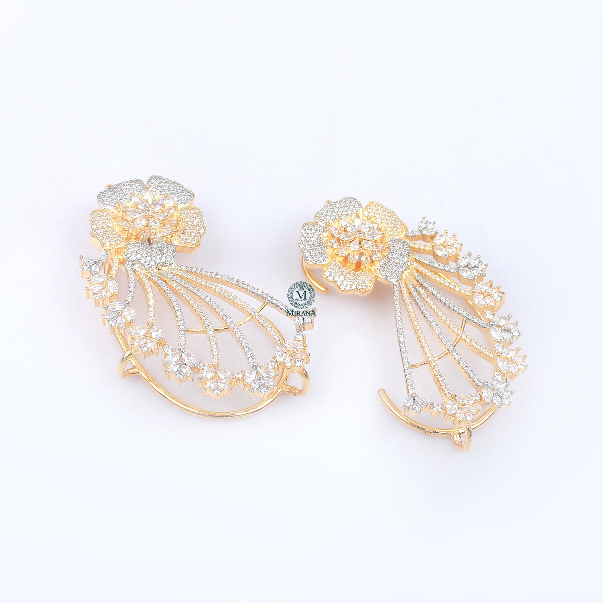 Livia CZ Designer Earcuffs