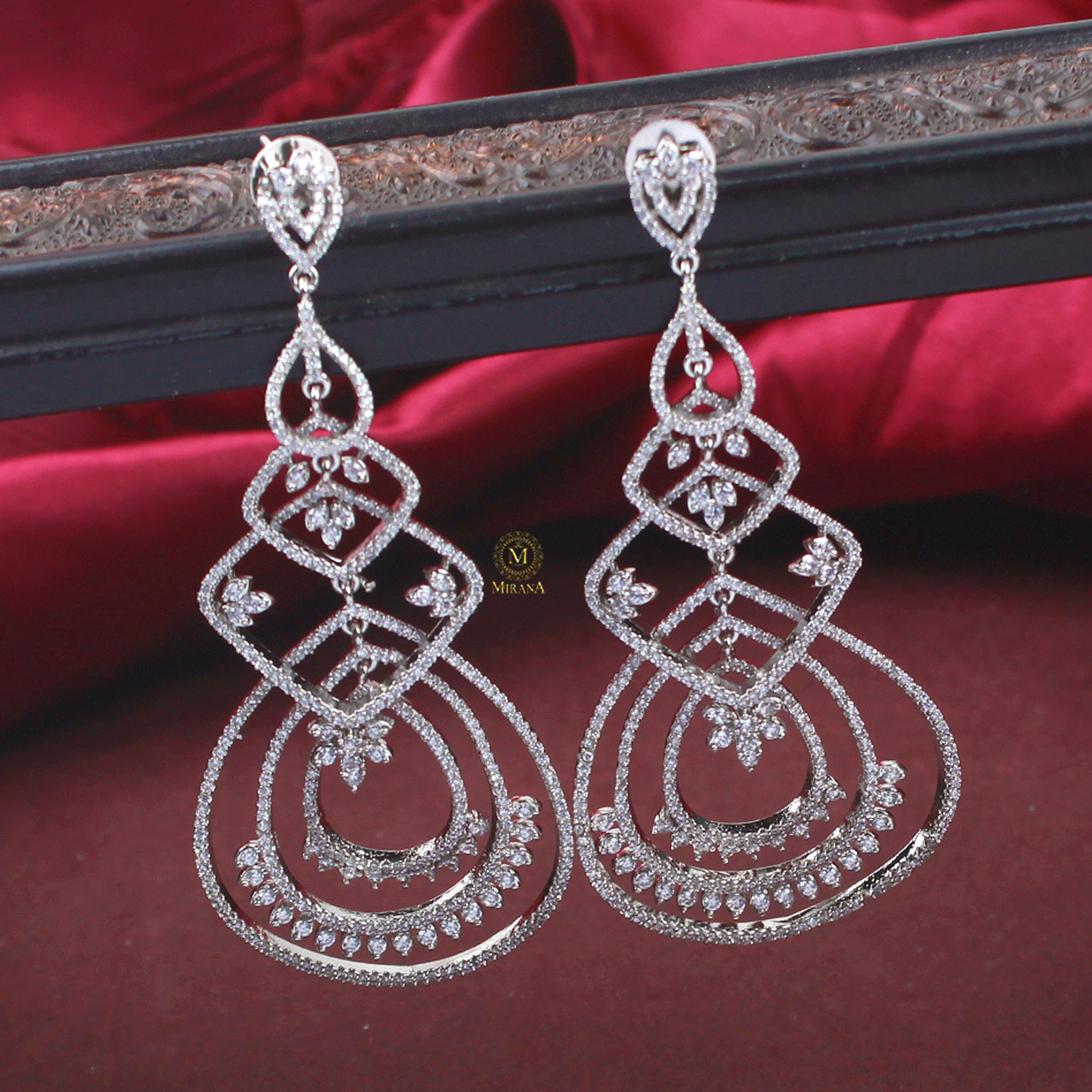 Mia CZ Designer Earrings