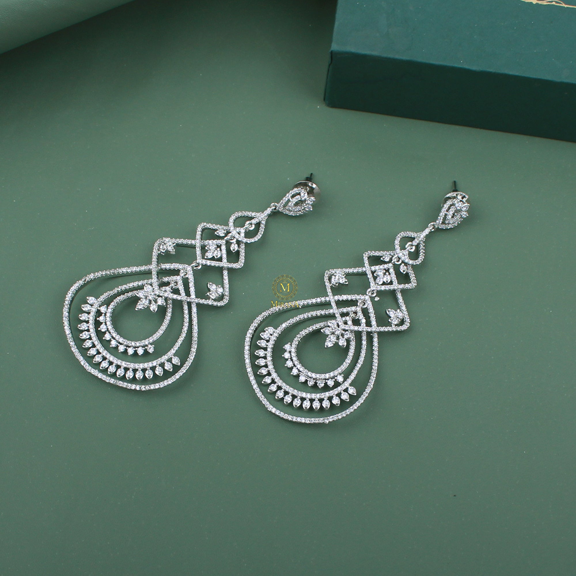 Mia CZ Designer Earrings