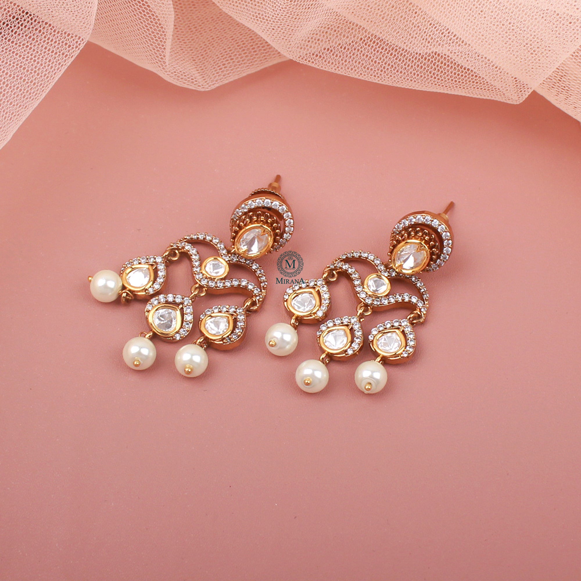 Nidhi Polki Designer Earrings