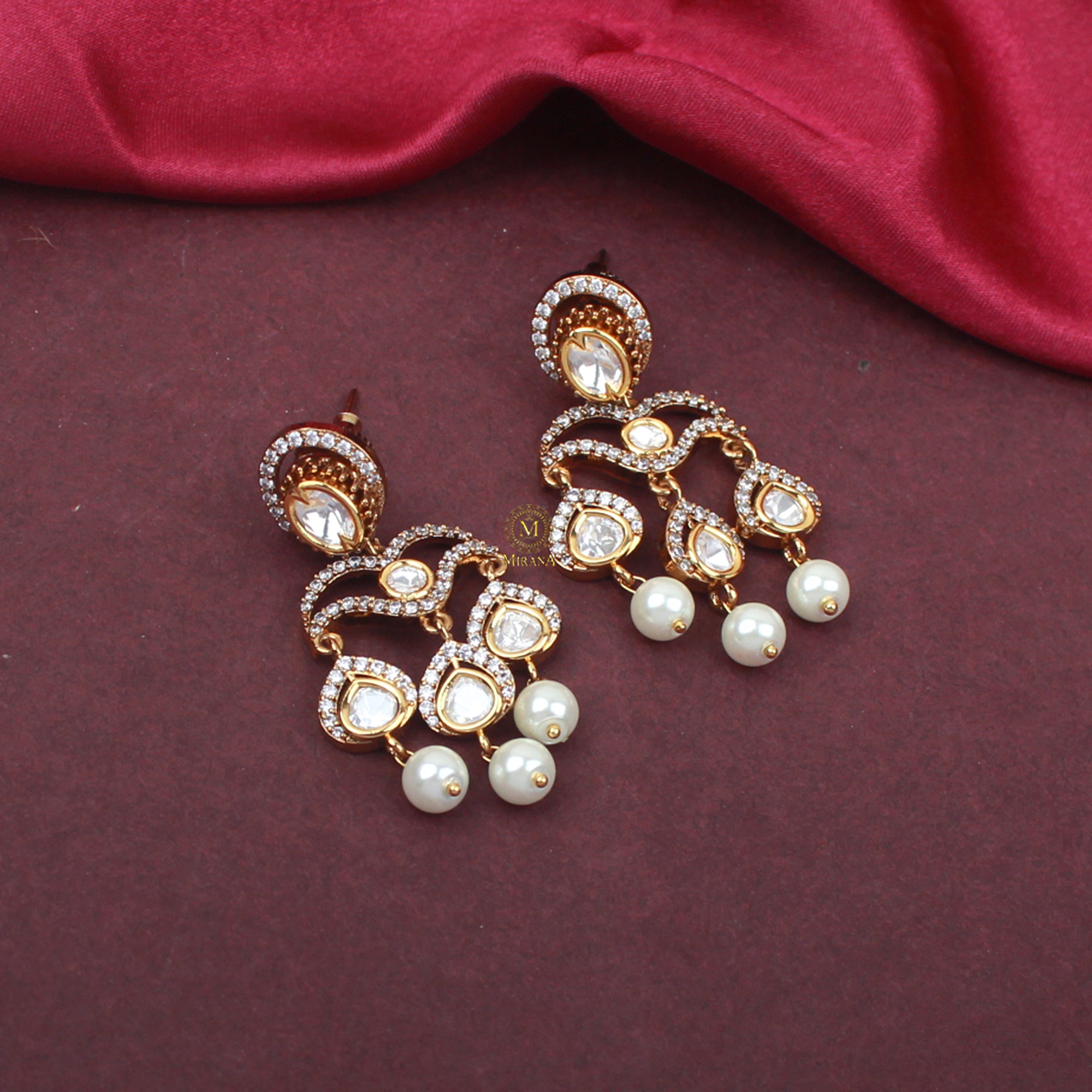 Nidhi Polki Designer Earrings