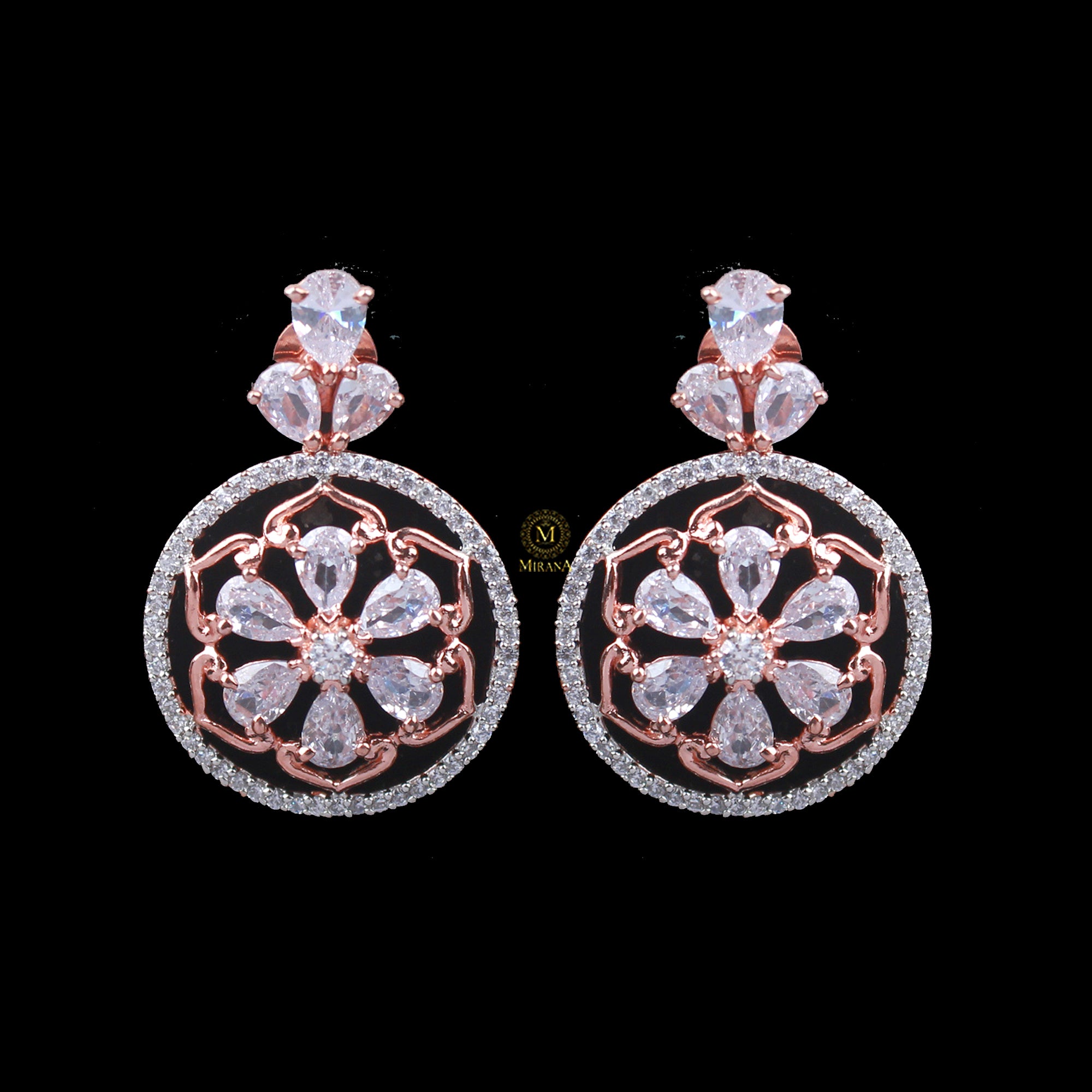 Ellie CZ Designer Earrings