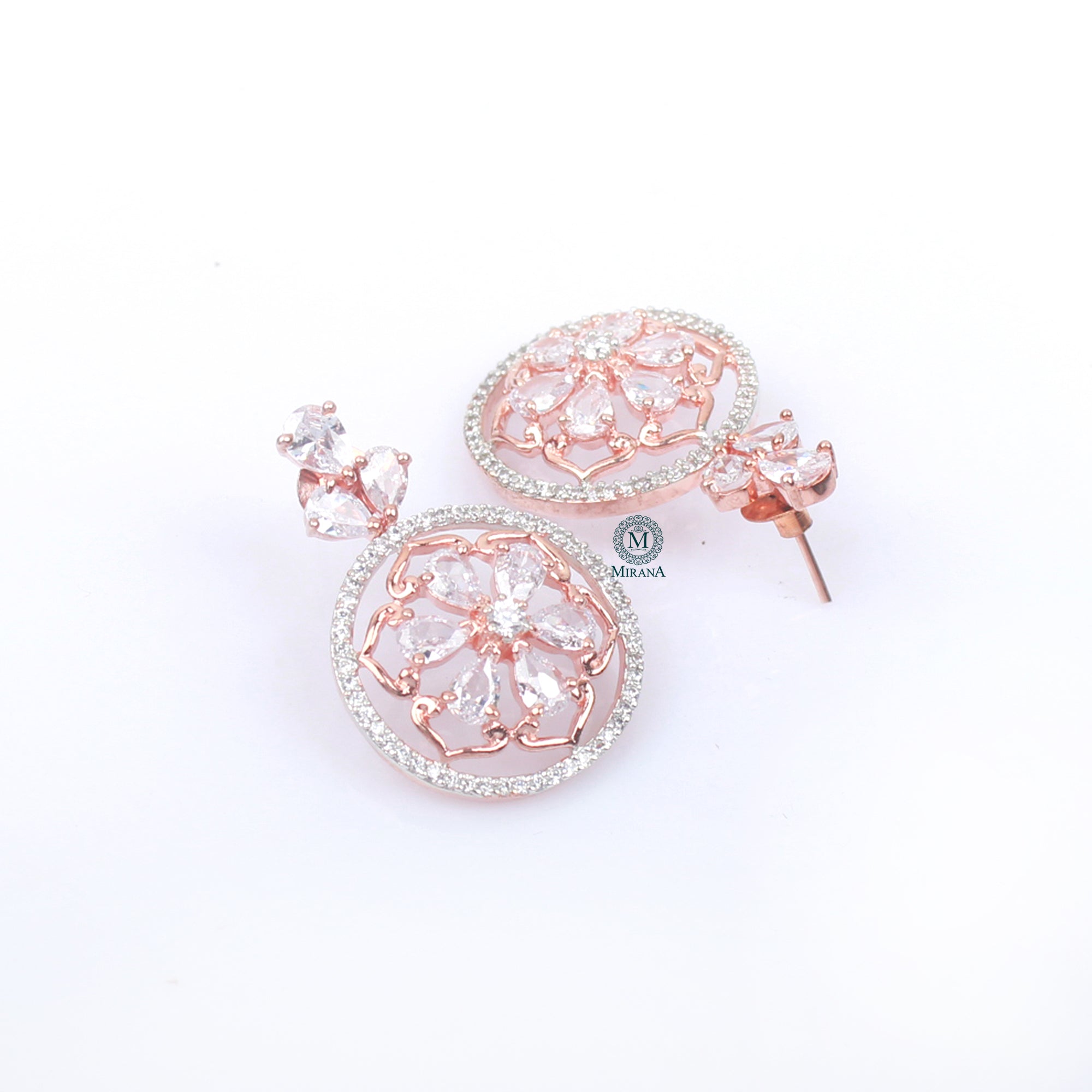 Ellie CZ Designer Earrings