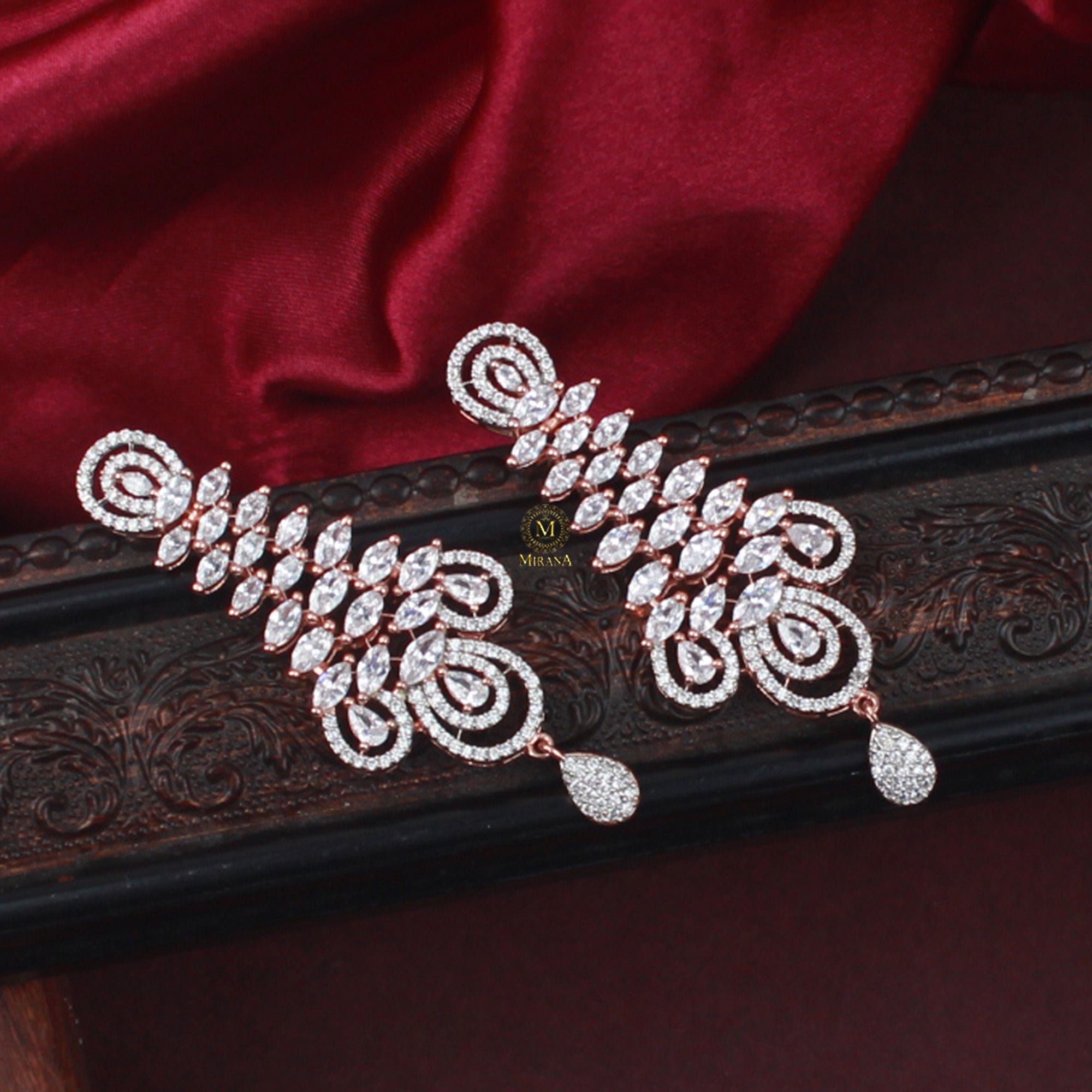 Niya CZ Designer Earrings