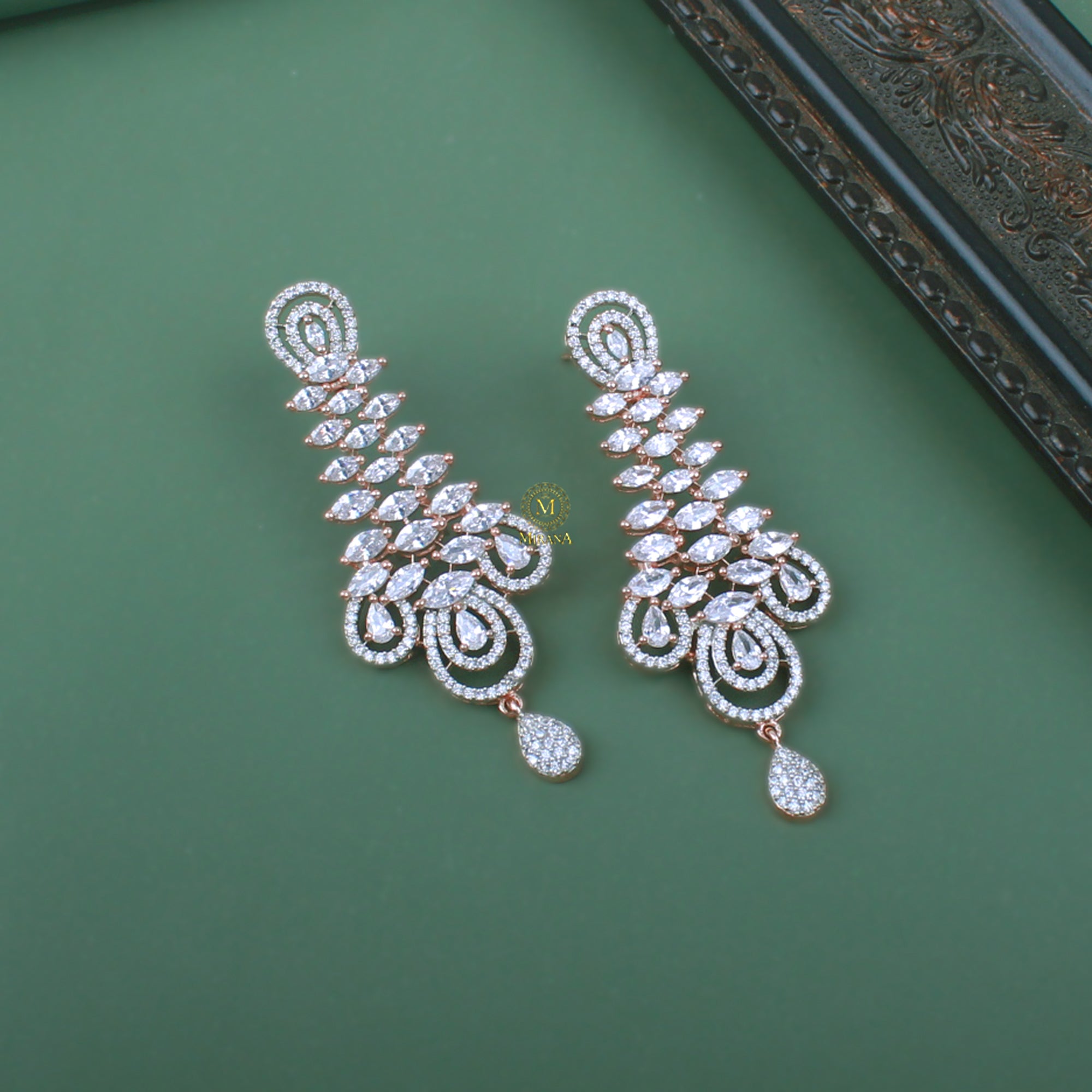 Niya CZ Designer Earrings